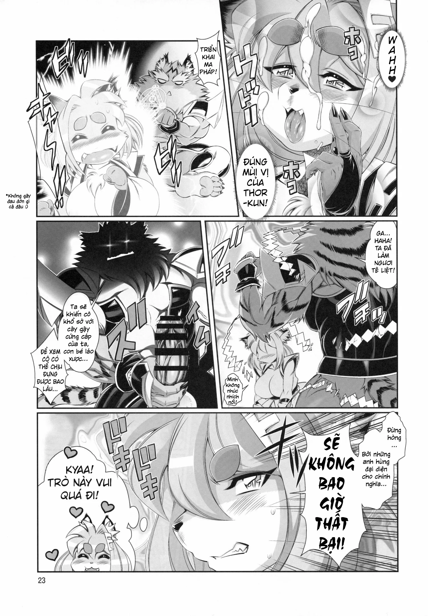 HentaiVN.net - Ảnh 26 - Mahou no Juujin Foxy Rena [Kemono of magic - Foxy Rena] - Tập 12 - Cùng chơi trò đóng vai!