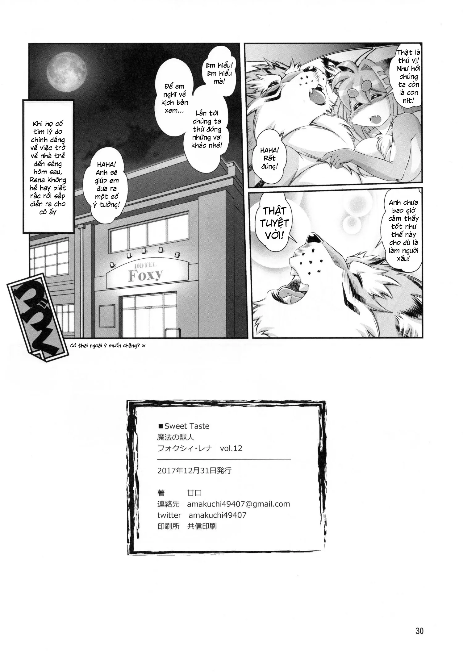 HentaiVN.net - Ảnh 33 - Mahou no Juujin Foxy Rena [Kemono of magic - Foxy Rena] - Tập 12 - Cùng chơi trò đóng vai!