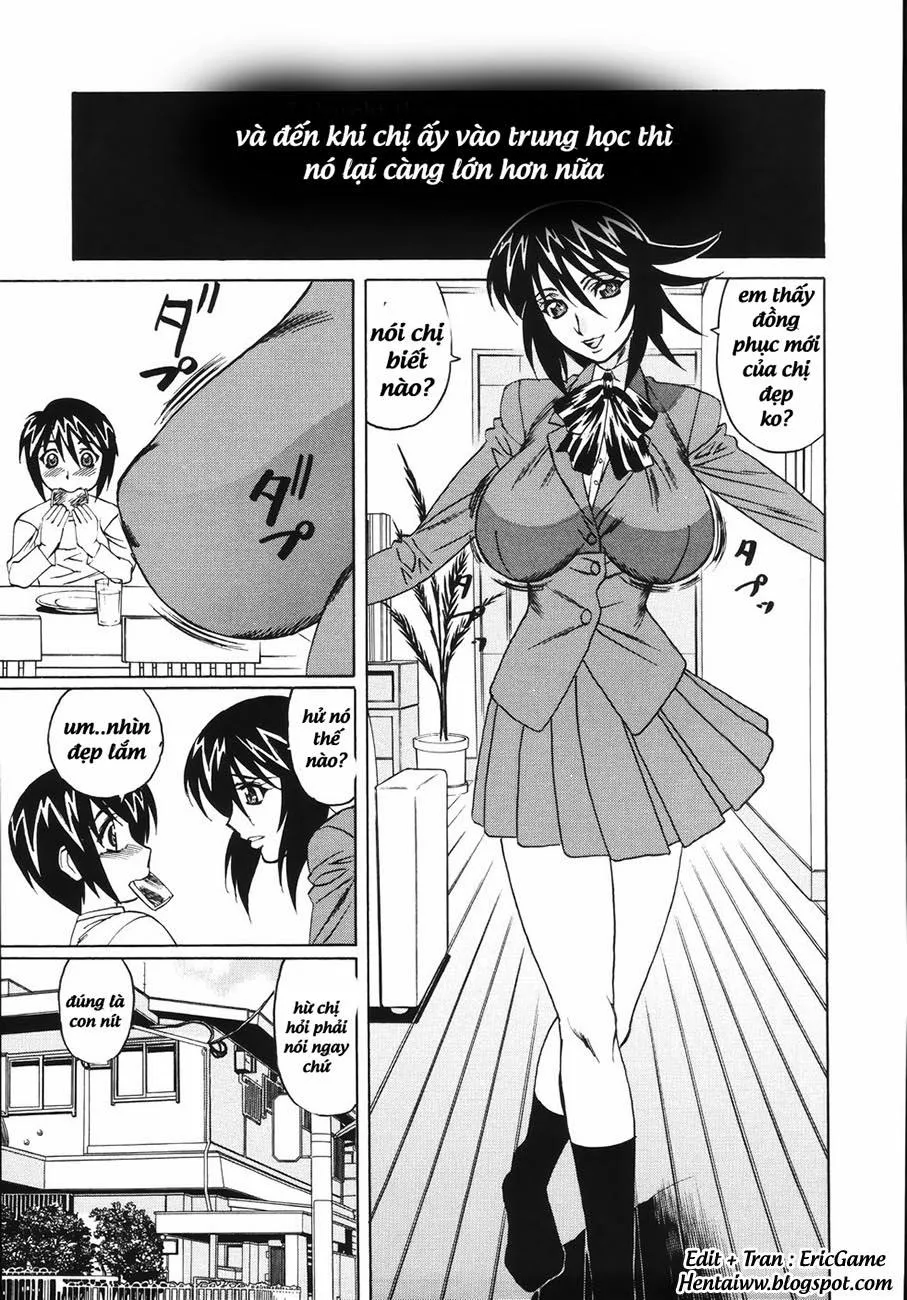 HentaiVN.net - Ảnh 5 - Big Sister's Big Titty Explosion - Oneshot