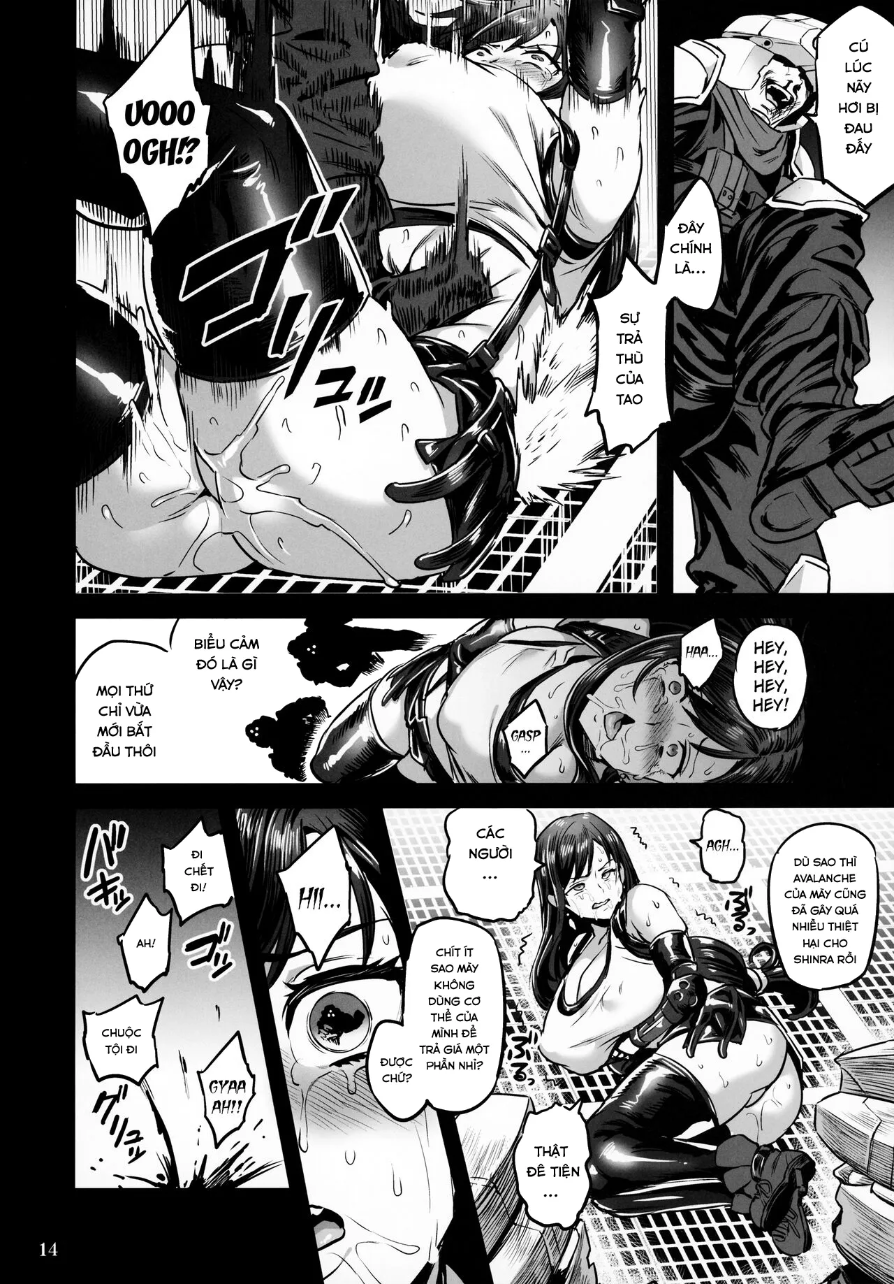 HentaiVN.net - Ảnh 12 - Deka Chichi Terrorist no Kousei Kouhai Jikken (Final Fantasy VII) - Oneshot
