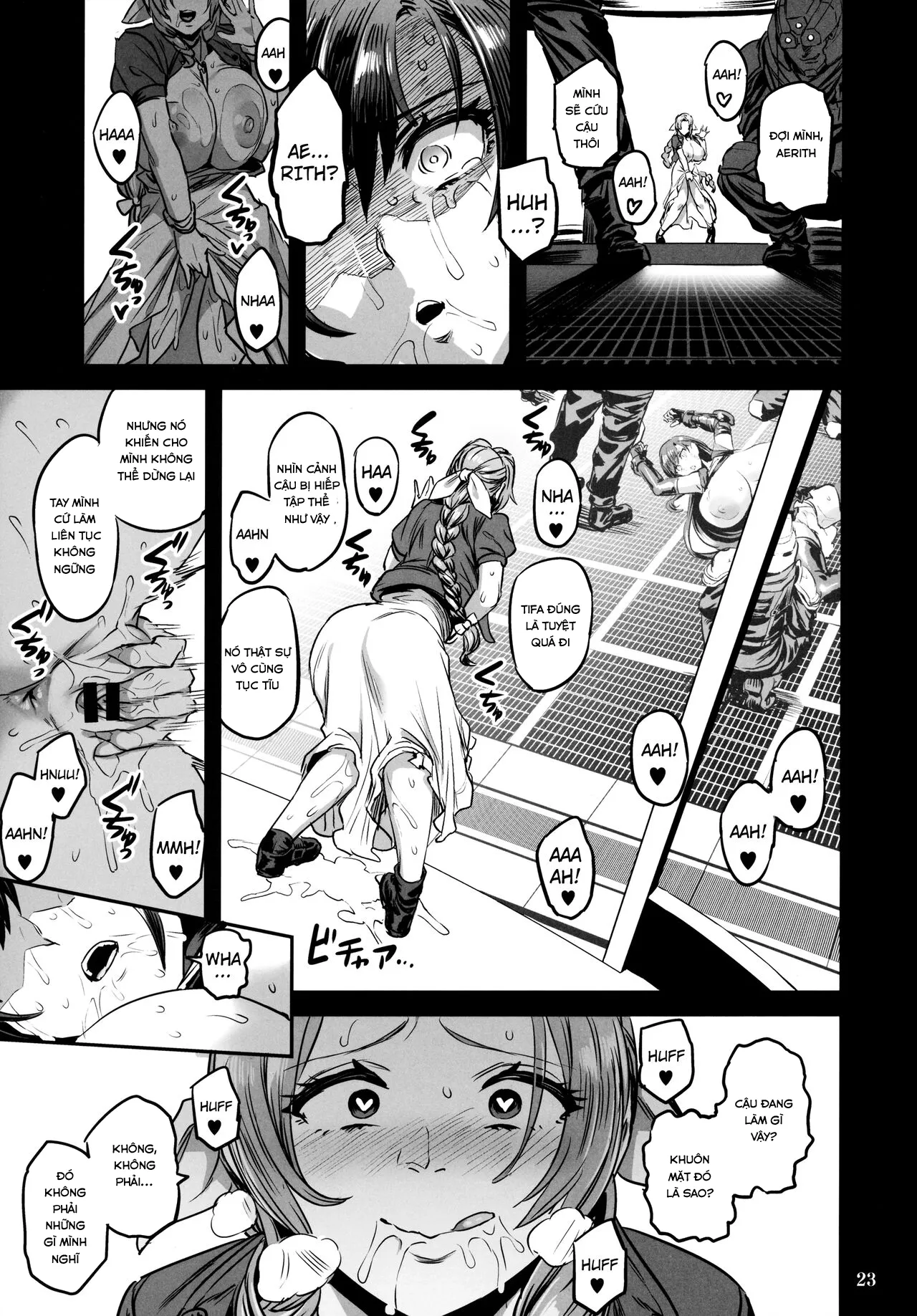 HentaiVN.net - Ảnh 21 - Deka Chichi Terrorist no Kousei Kouhai Jikken (Final Fantasy VII) - Oneshot