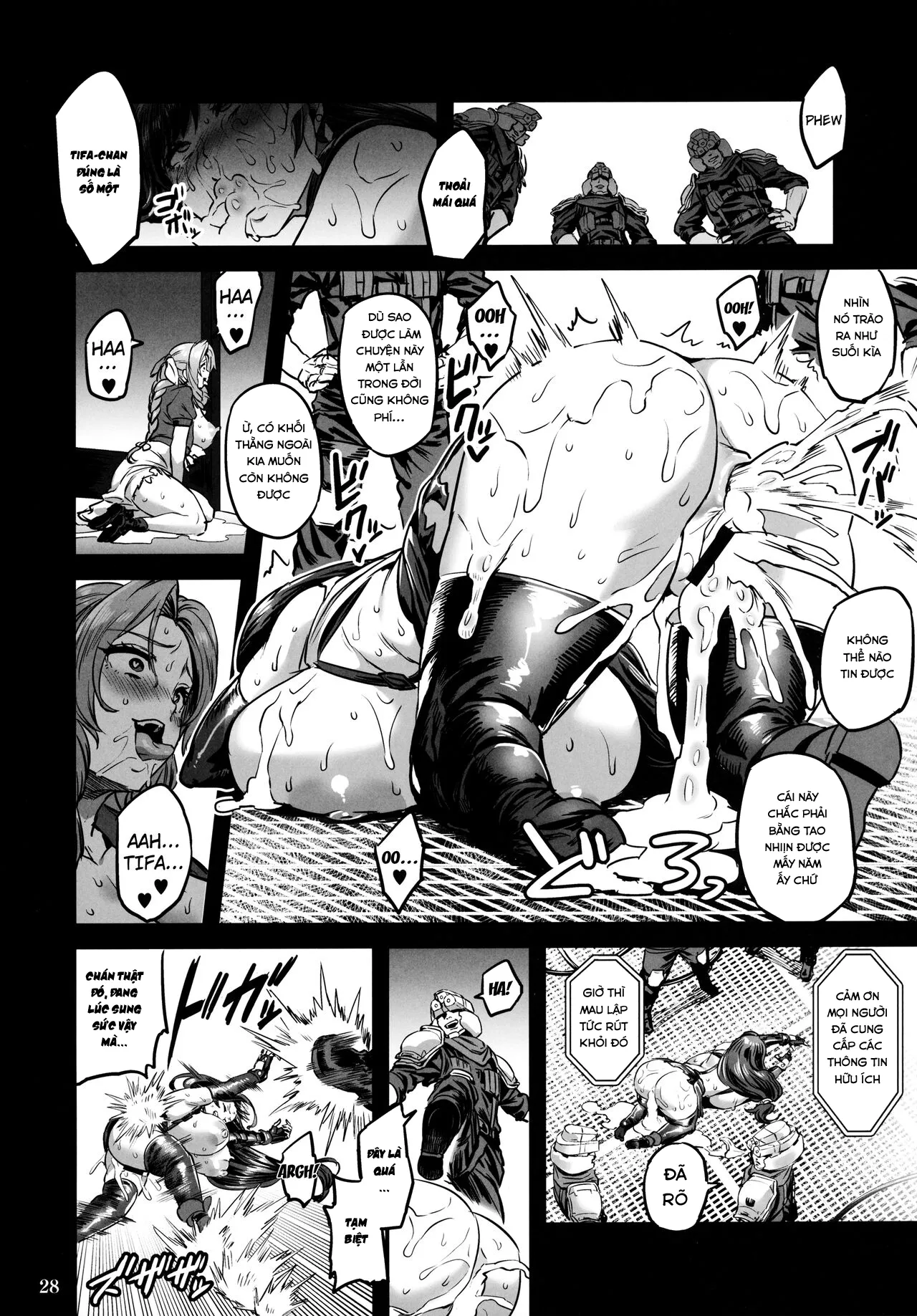 HentaiVN.net - Ảnh 26 - Deka Chichi Terrorist no Kousei Kouhai Jikken (Final Fantasy VII) - Oneshot