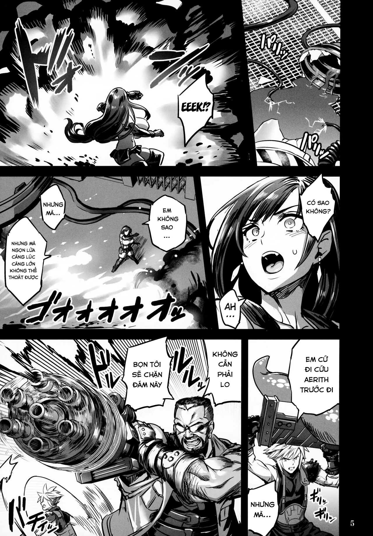 HentaiVN.net - Ảnh 3 - Deka Chichi Terrorist no Kousei Kouhai Jikken (Final Fantasy VII) - Oneshot