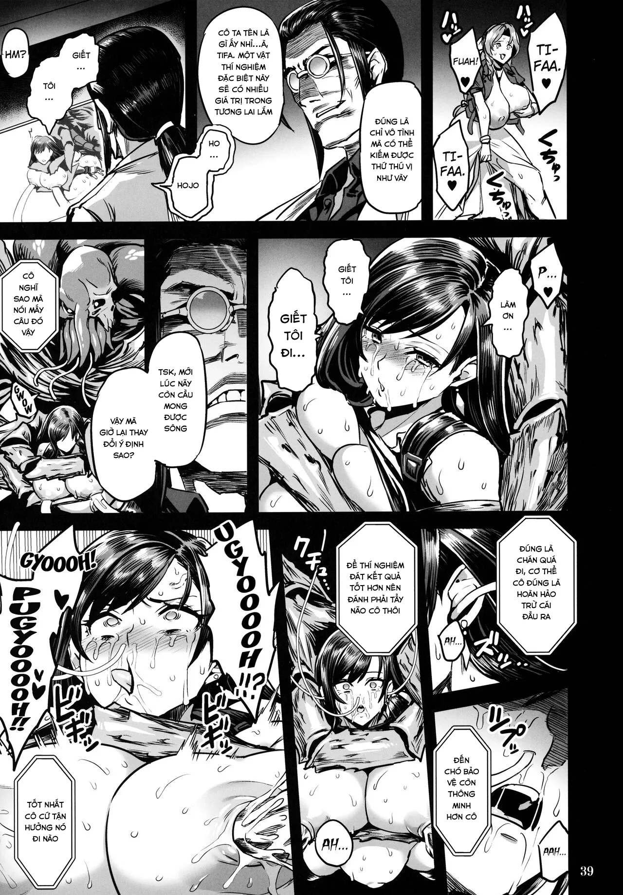 HentaiVN.net - Ảnh 37 - Deka Chichi Terrorist no Kousei Kouhai Jikken (Final Fantasy VII) - Oneshot