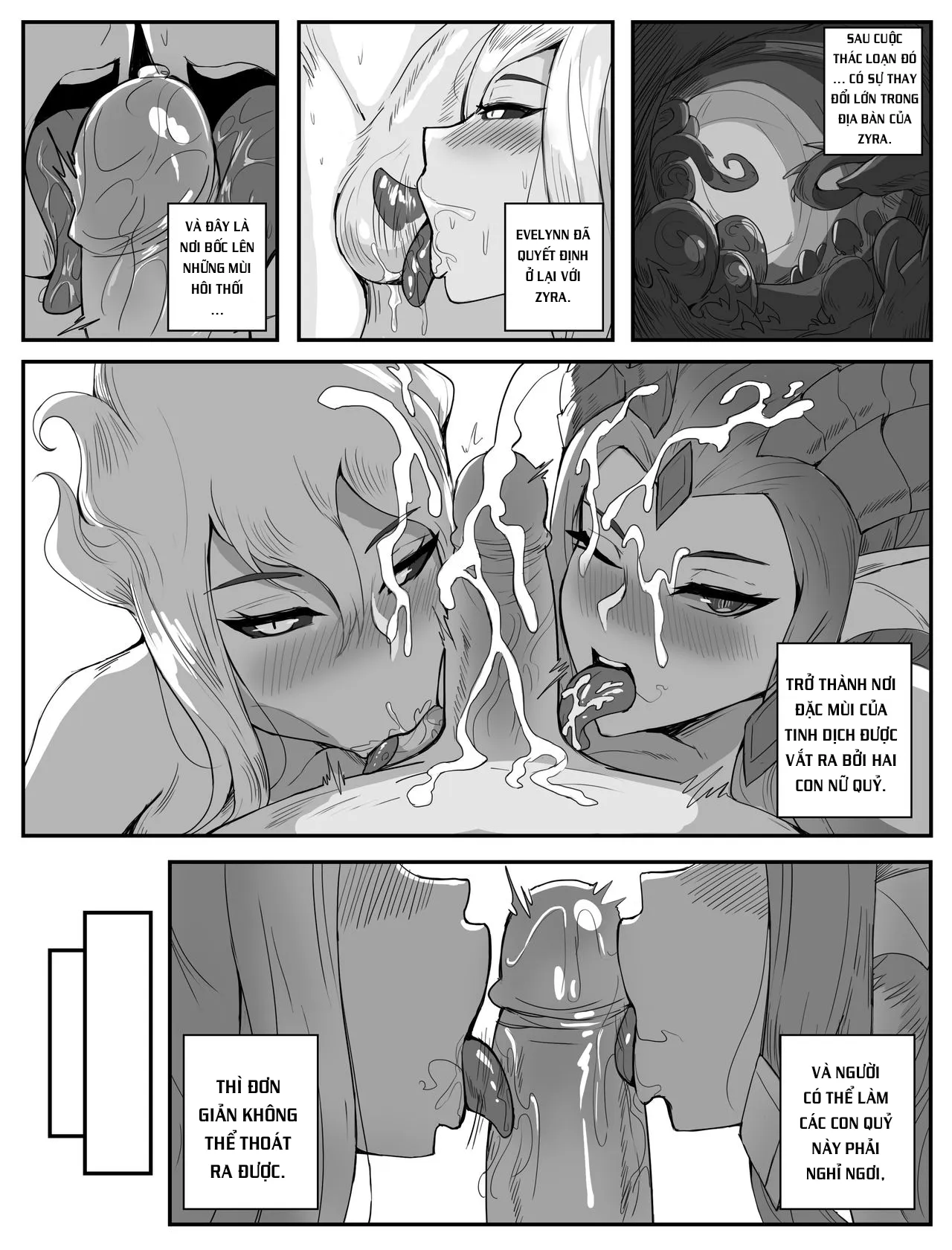 HentaiVN.net - Ảnh 17 - Evelynn và Zyra [Drogod; Evelynn and Zyra] - Oneshot