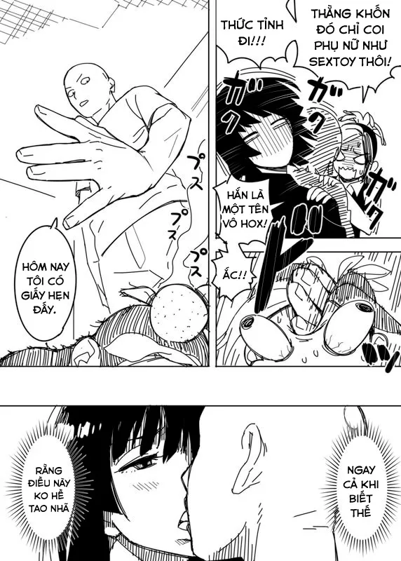 HentaiVN.net - Ảnh 15 - Đấm phát chết luôn! (One-Punch Man) [No Panties Woman] - Oneshot: Cô em không mang quần