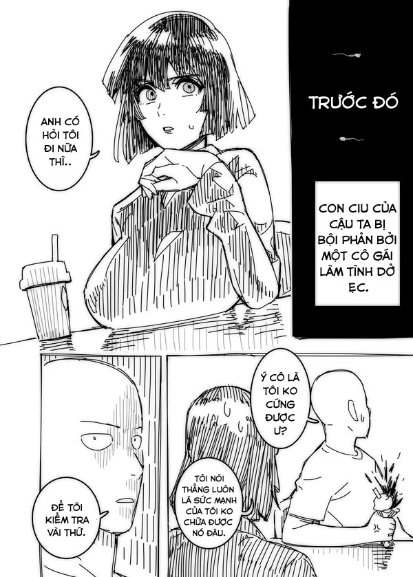 HentaiVN.net - Ảnh 5 - Đấm phát chết luôn! (One-Punch Man) [No Panties Woman] - Oneshot: Cô em không mang quần