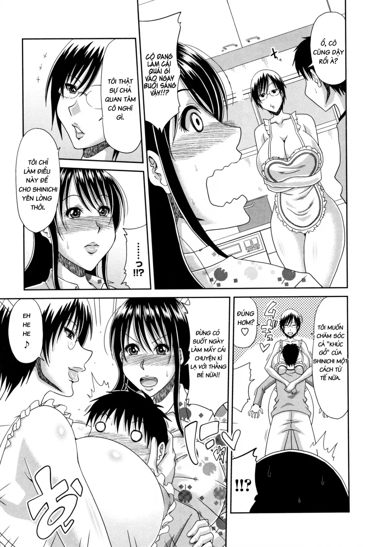 HentaiVN.net - Ảnh 3 - Con trai cưng chăm sóc hai người mẹ [Kai Hiroyuki] WHaha to Ore no Kazoku Seikatsu] - Oneshot