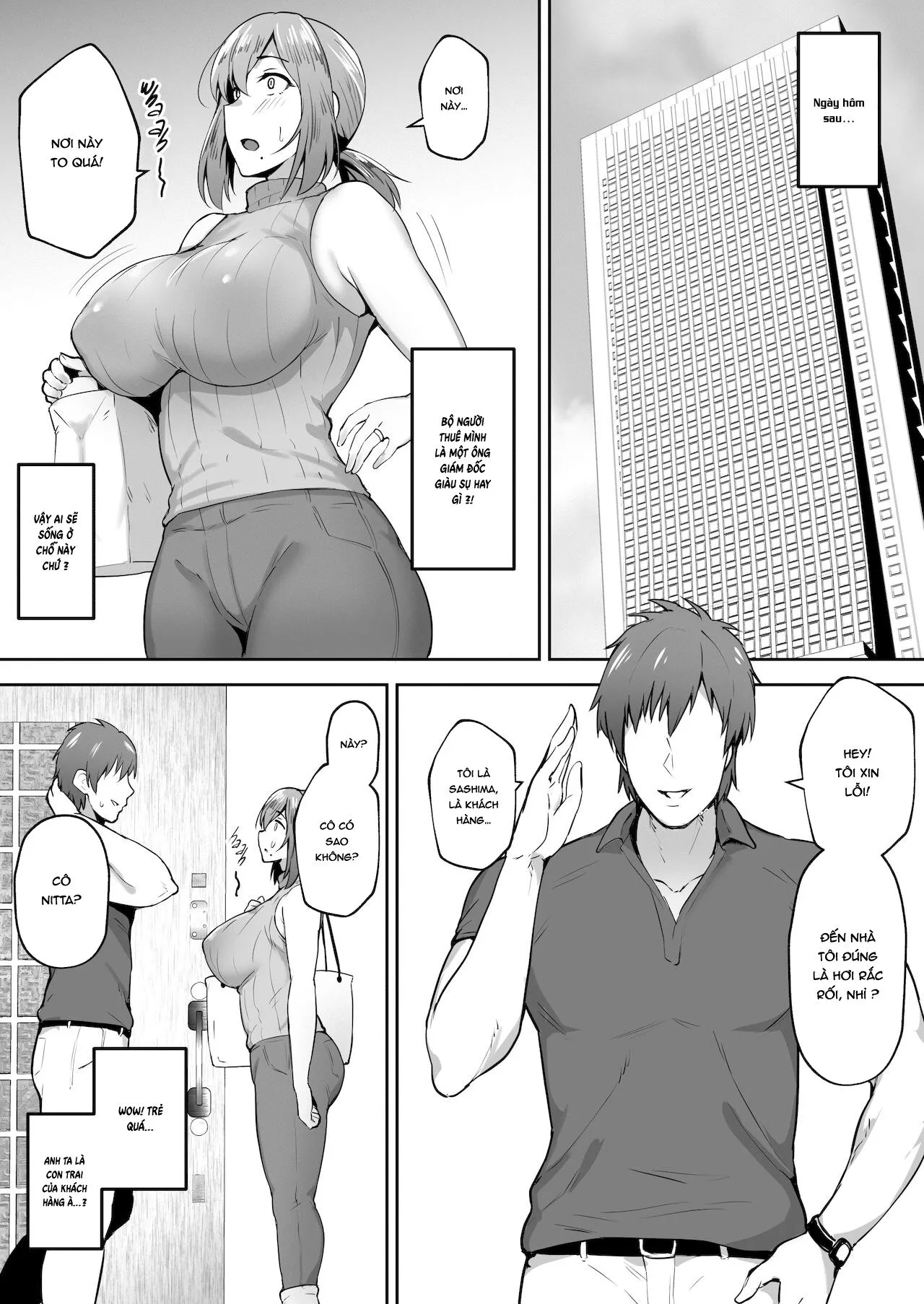 HentaiVN.net - Ảnh 7 - Gái có chồng ngực bự [Big Breasted Married Woman] - Part 1