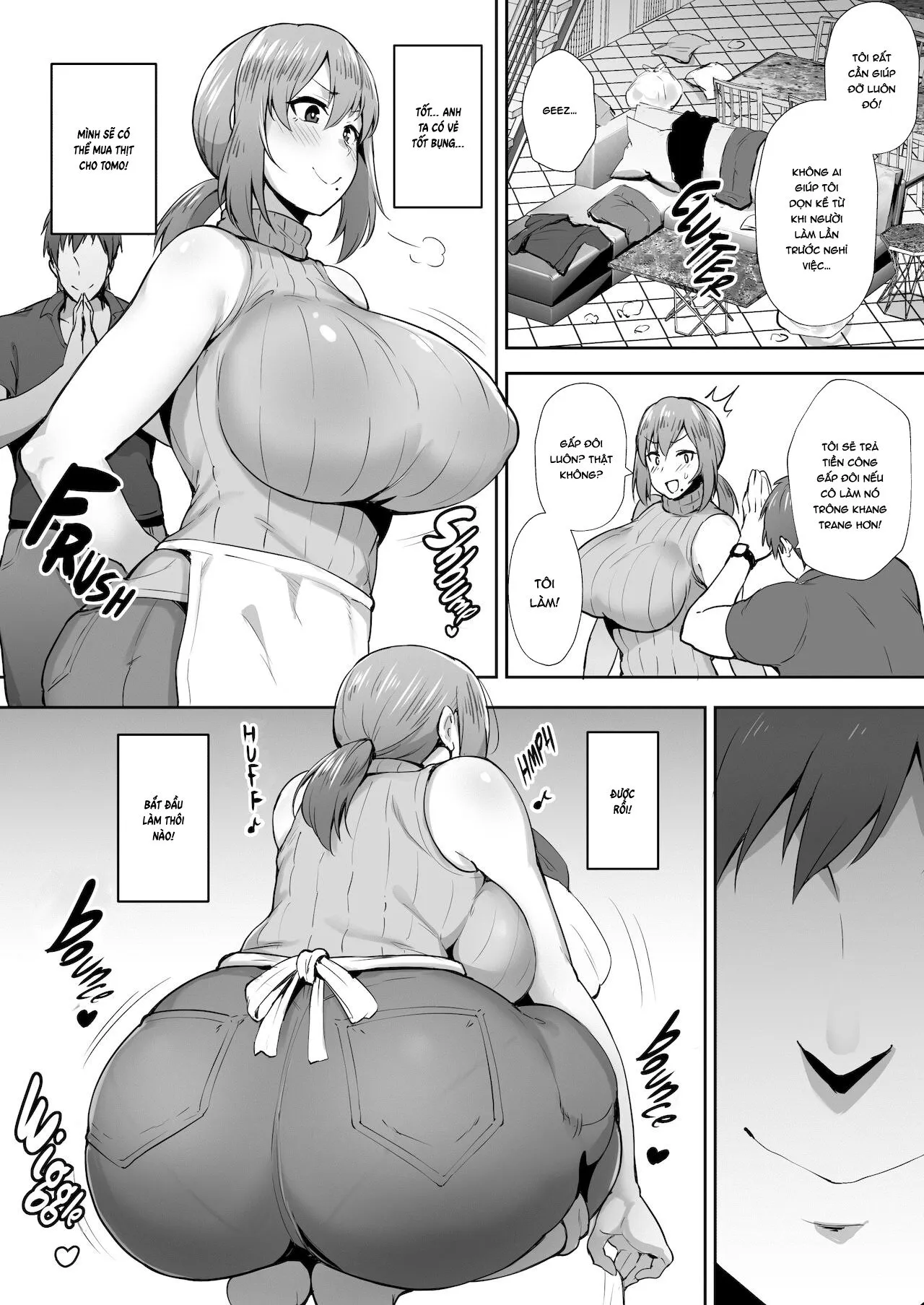 HentaiVN.net - Ảnh 8 - Gái có chồng ngực bự [Big Breasted Married Woman] - Part 1