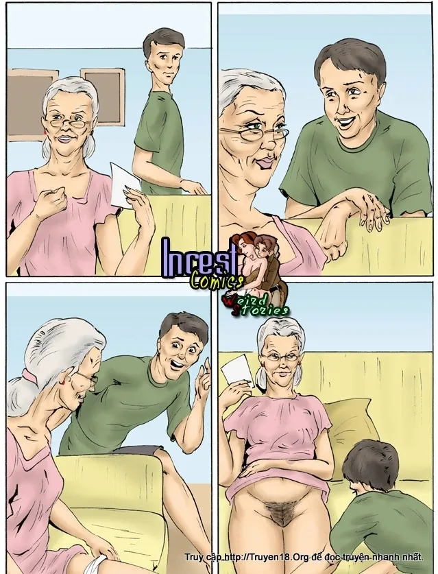 HentaiVN.net - Ảnh 15 - Tình thương của bà và mẹ [Grandma Love] - Oneshot [Comic]