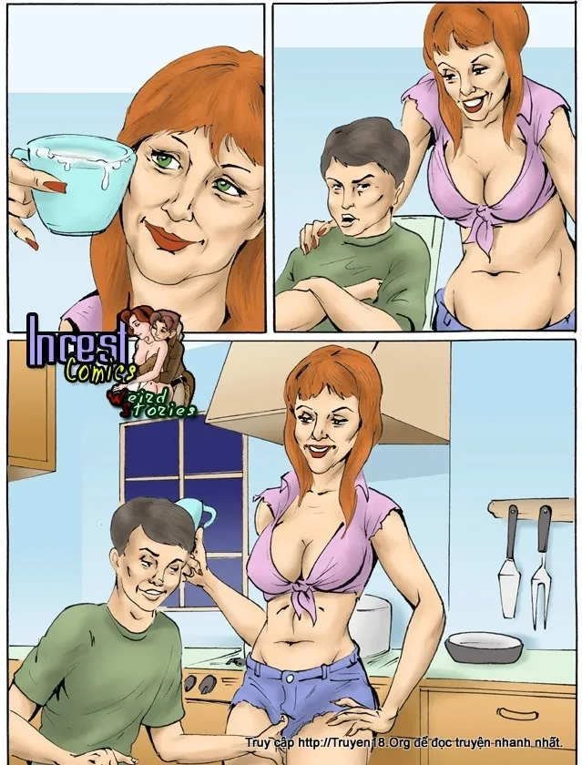 HentaiVN.net - Ảnh 5 - Tình thương của bà và mẹ [Grandma Love] - Oneshot [Comic]