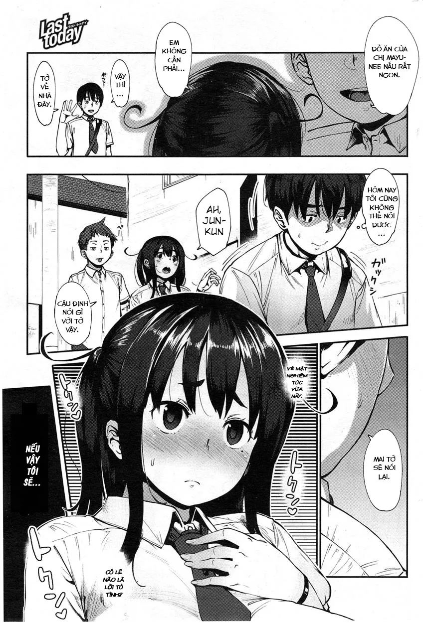 HentaiVN.net - Ảnh 4 - Last today [コミックホットミルク 2014年9月号] - Chap 1