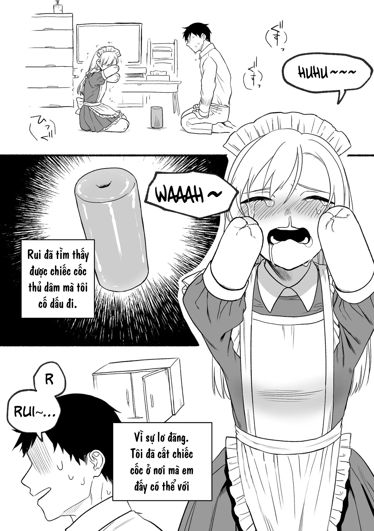 HentaiVN.net - Ảnh 12 - Hầu gái Rui [Kesson meido Rui, Amputation Maid Rui-Chen, 欠損メイドるい] - Oneshot