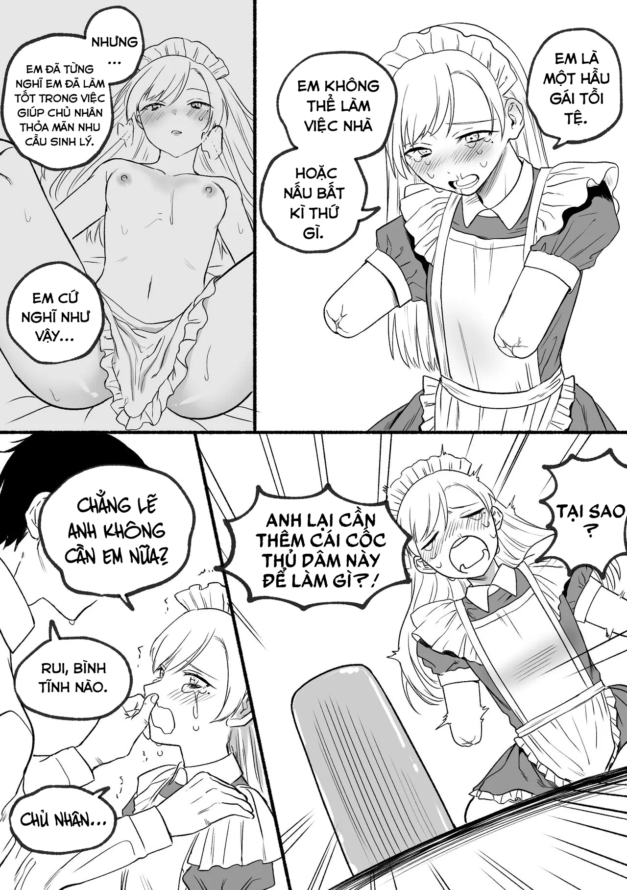 HentaiVN.net - Ảnh 13 - Hầu gái Rui [Kesson meido Rui, Amputation Maid Rui-Chen, 欠損メイドるい] - Oneshot