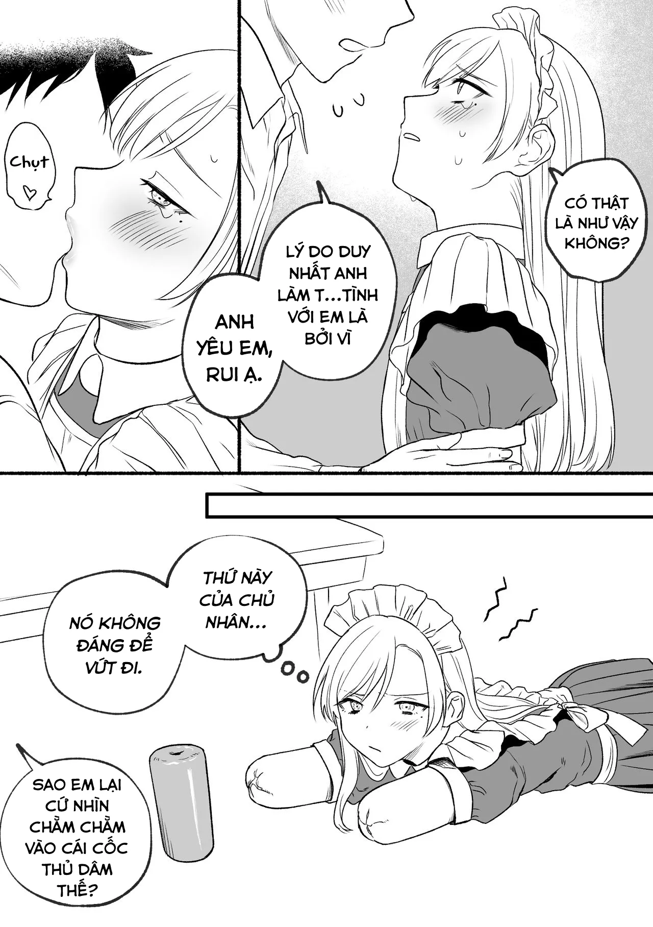 HentaiVN.net - Ảnh 15 - Hầu gái Rui [Kesson meido Rui, Amputation Maid Rui-Chen, 欠損メイドるい] - Oneshot