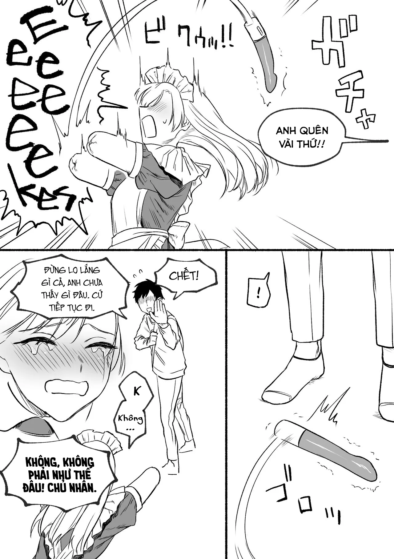 HentaiVN.net - Ảnh 6 - Hầu gái Rui [Kesson meido Rui, Amputation Maid Rui-Chen, 欠損メイドるい] - Oneshot