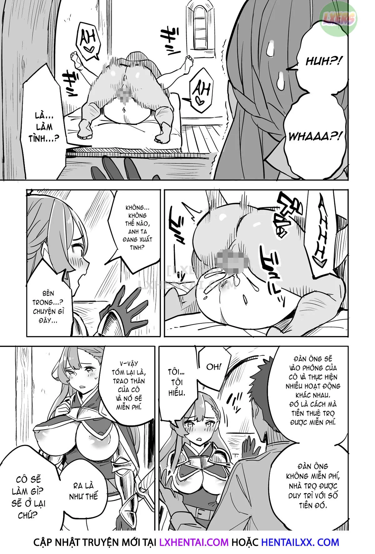 HentaiVN.net - Ảnh 10 - Beware Of Free Lodging! [Tada No Yado Ni Wa Goyoujin!] - Oneshot