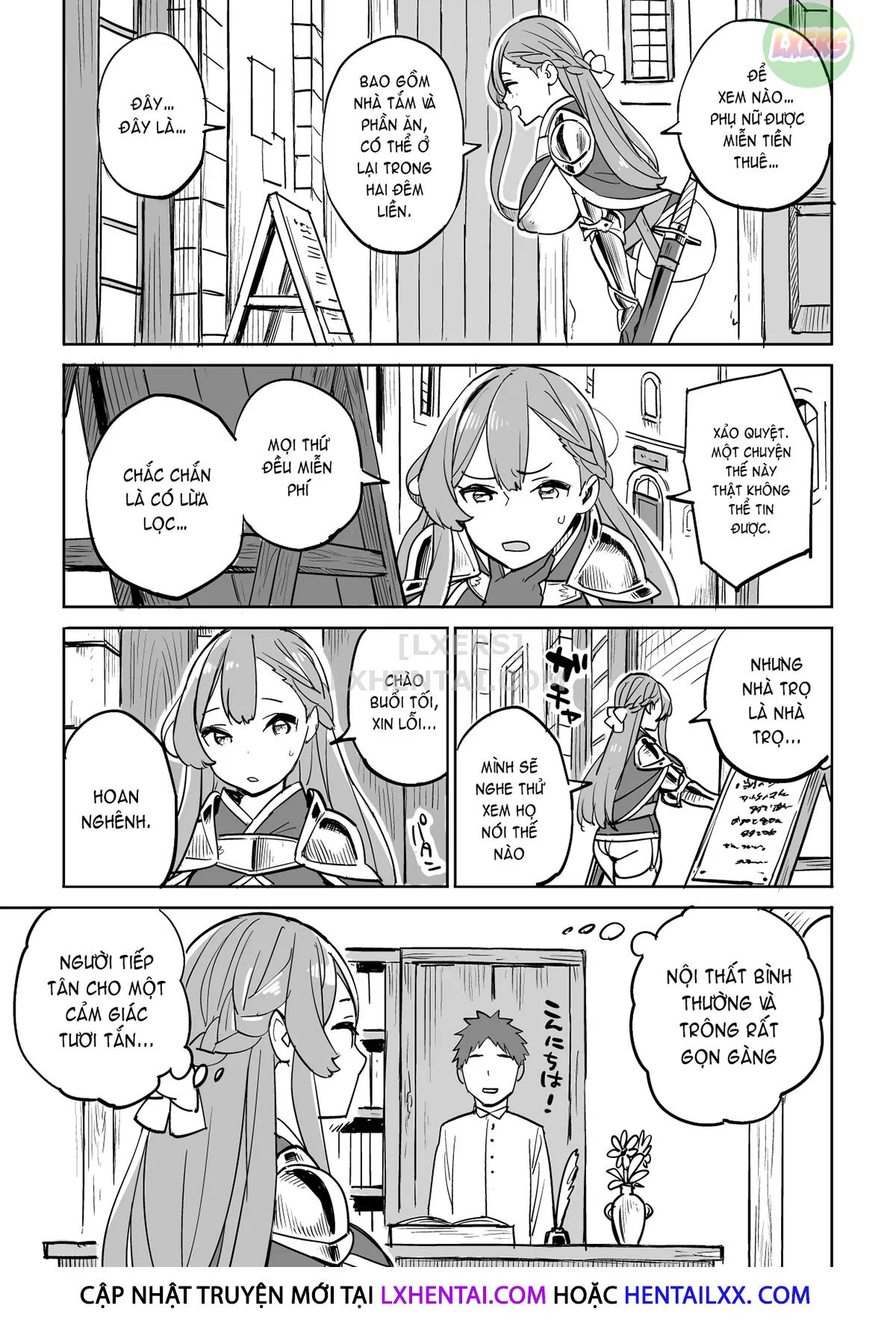 HentaiVN.net - Ảnh 8 - Beware Of Free Lodging! [Tada No Yado Ni Wa Goyoujin!] - Oneshot