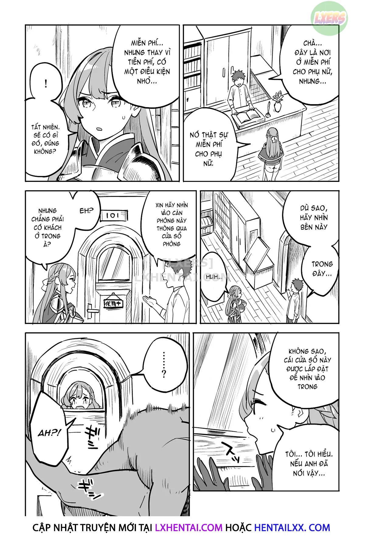 HentaiVN.net - Ảnh 9 - Beware Of Free Lodging! [Tada No Yado Ni Wa Goyoujin!] - Oneshot