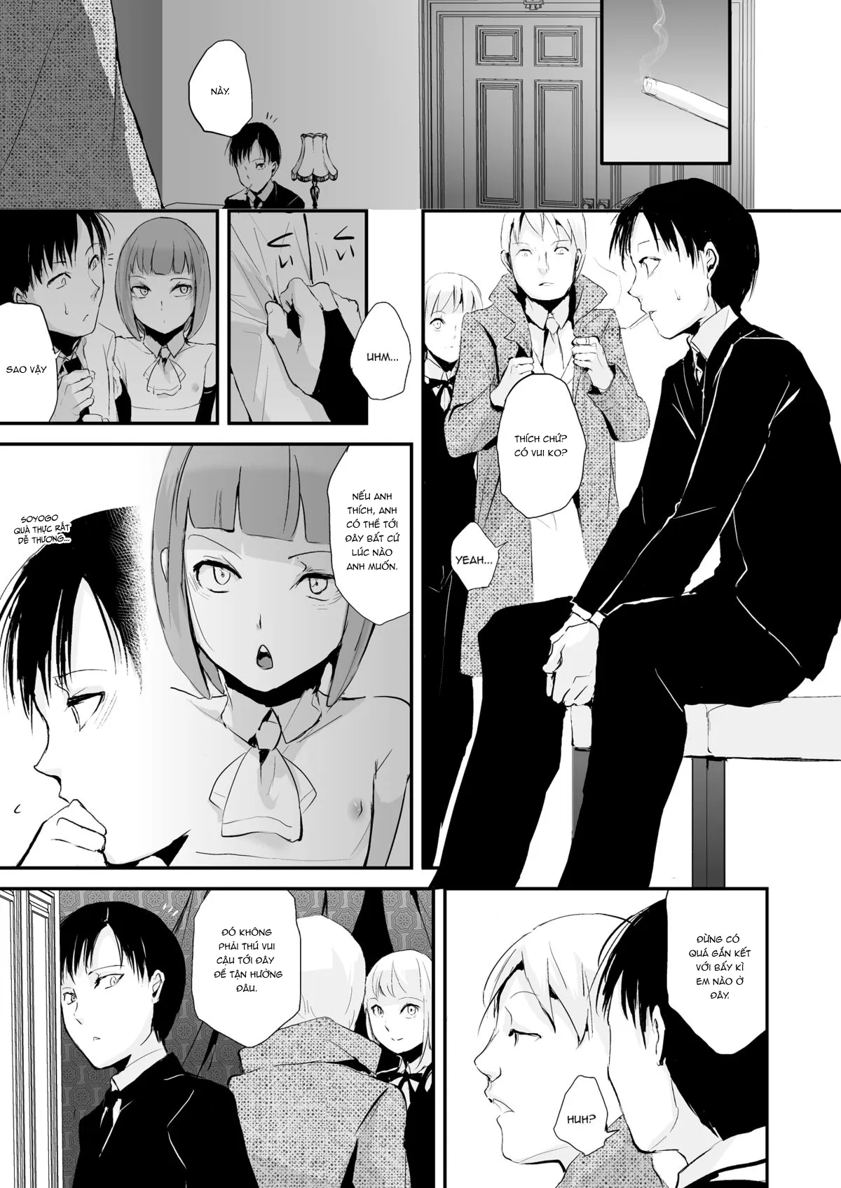 HentaiVN.net - Ảnh 19 - Câu lạc bộ bướm đêm [Yuugatou Club] - Chap 1