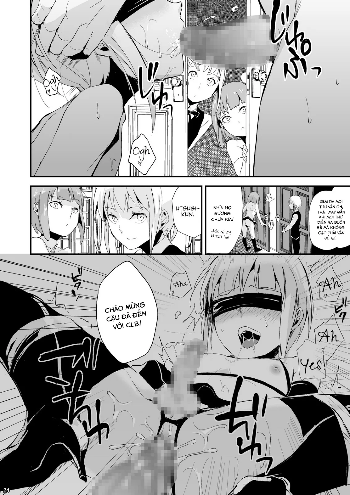 HentaiVN.net - Ảnh 22 - Câu lạc bộ bướm đêm [Yuugatou Club] - Chap 2-end