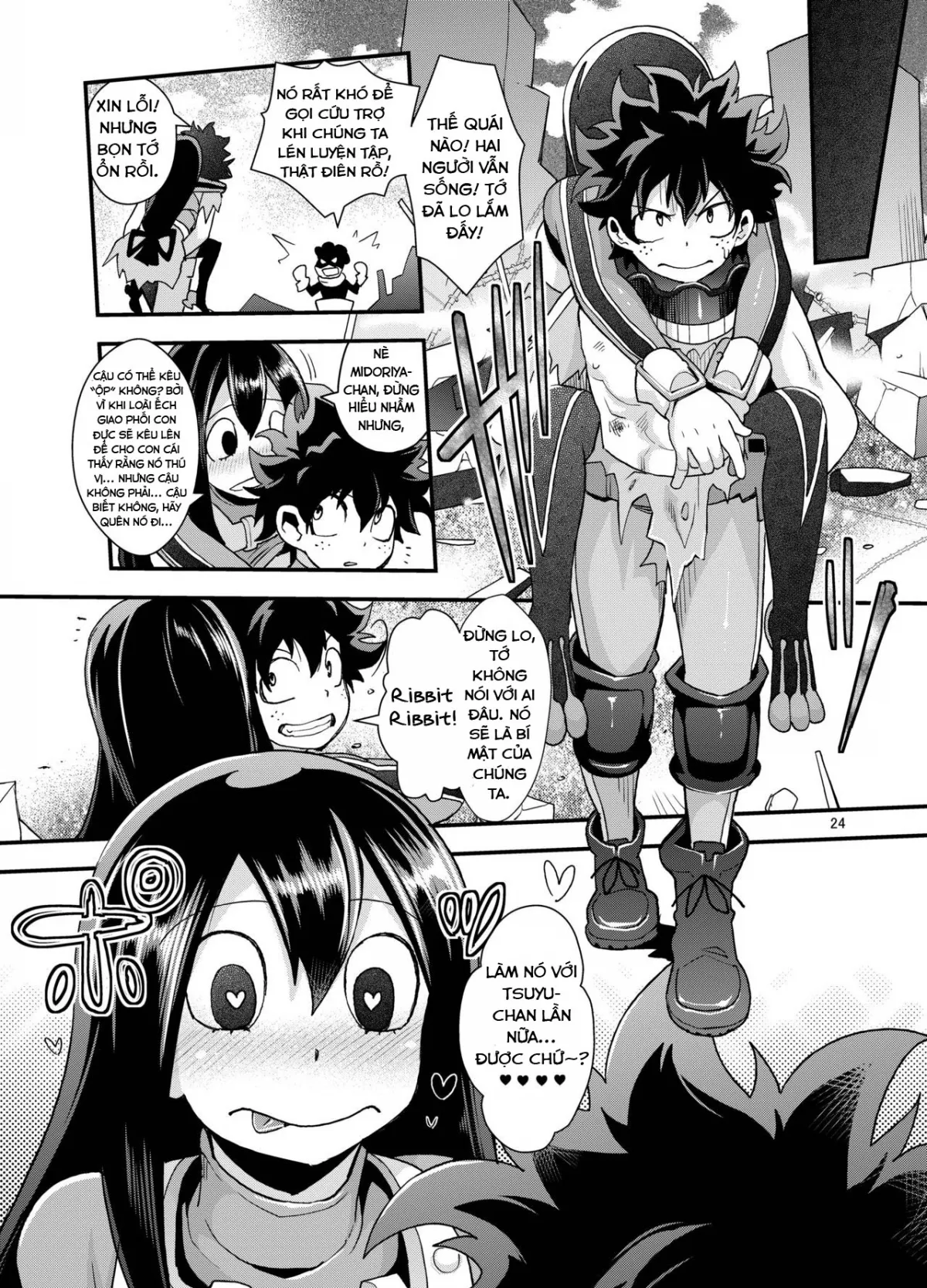 HentaiVN.net - Ảnh 24 - Mùa giao phối của Tsuyu-chan [Tsuyu-chan to... Shite ; 梅雨ちゃんと…して] - Oneshot