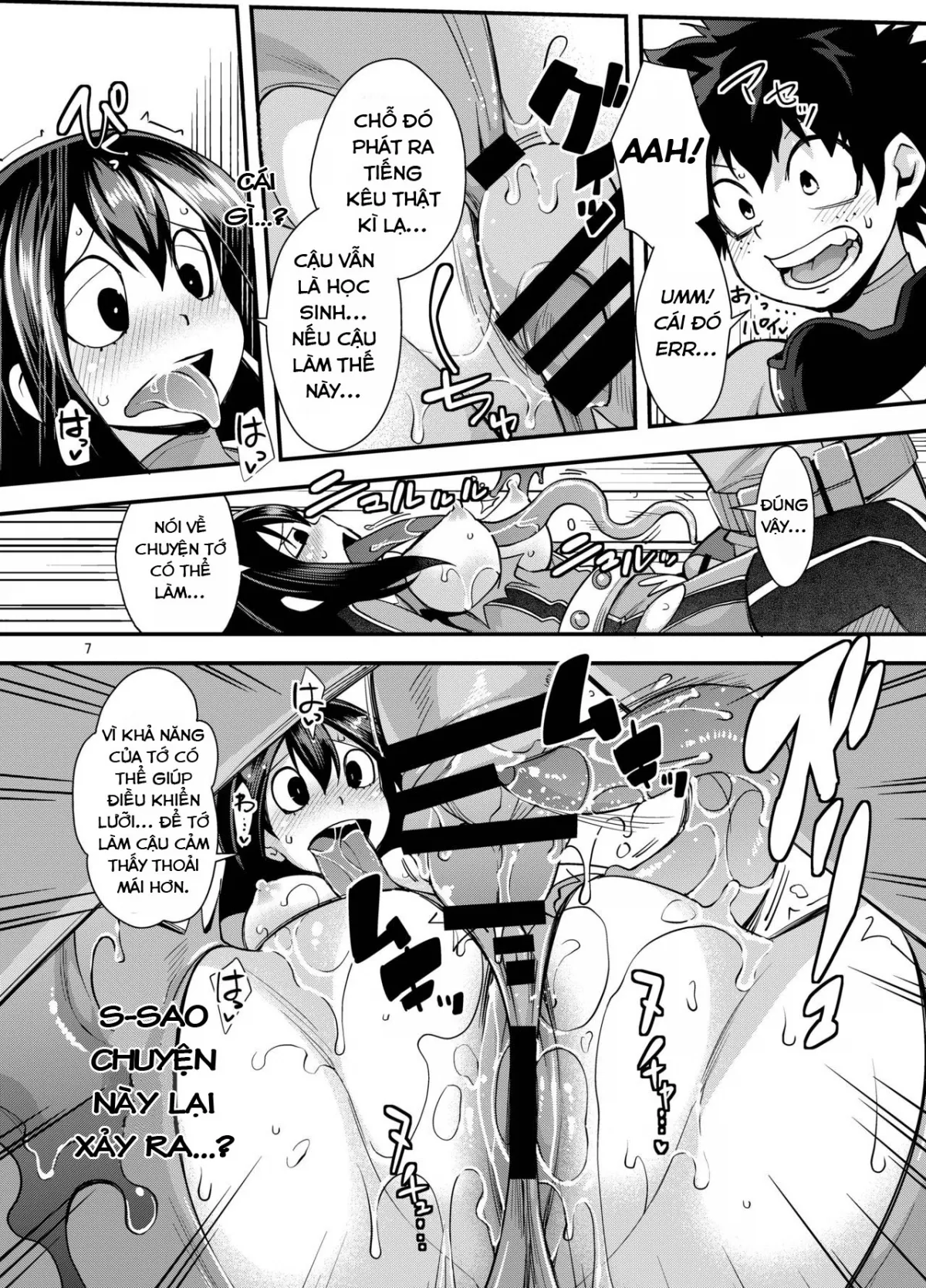 HentaiVN.net - Ảnh 7 - Mùa giao phối của Tsuyu-chan [Tsuyu-chan to... Shite ; 梅雨ちゃんと…して] - Oneshot