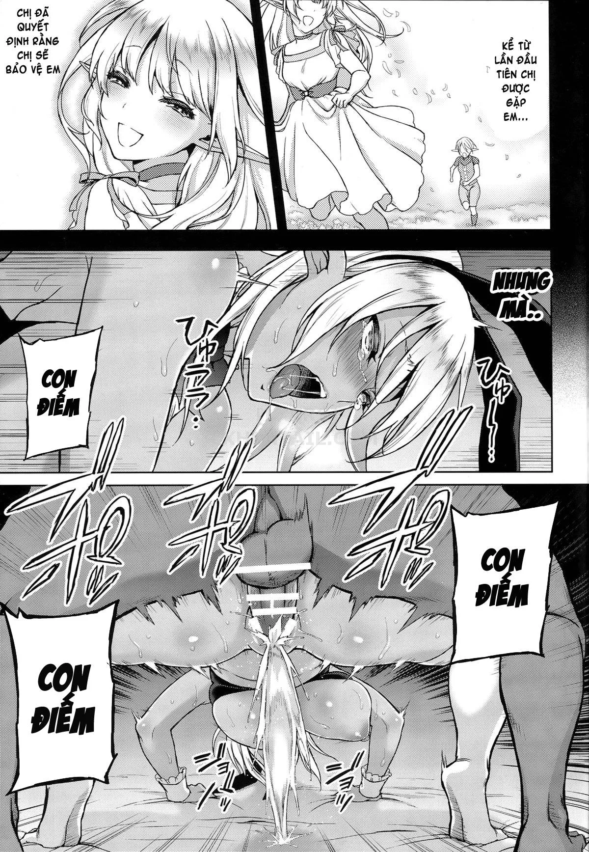 HentaiVN.net - Ảnh 32 - Elf No Hime Wa Kairaku Ni Naku - Oneshot