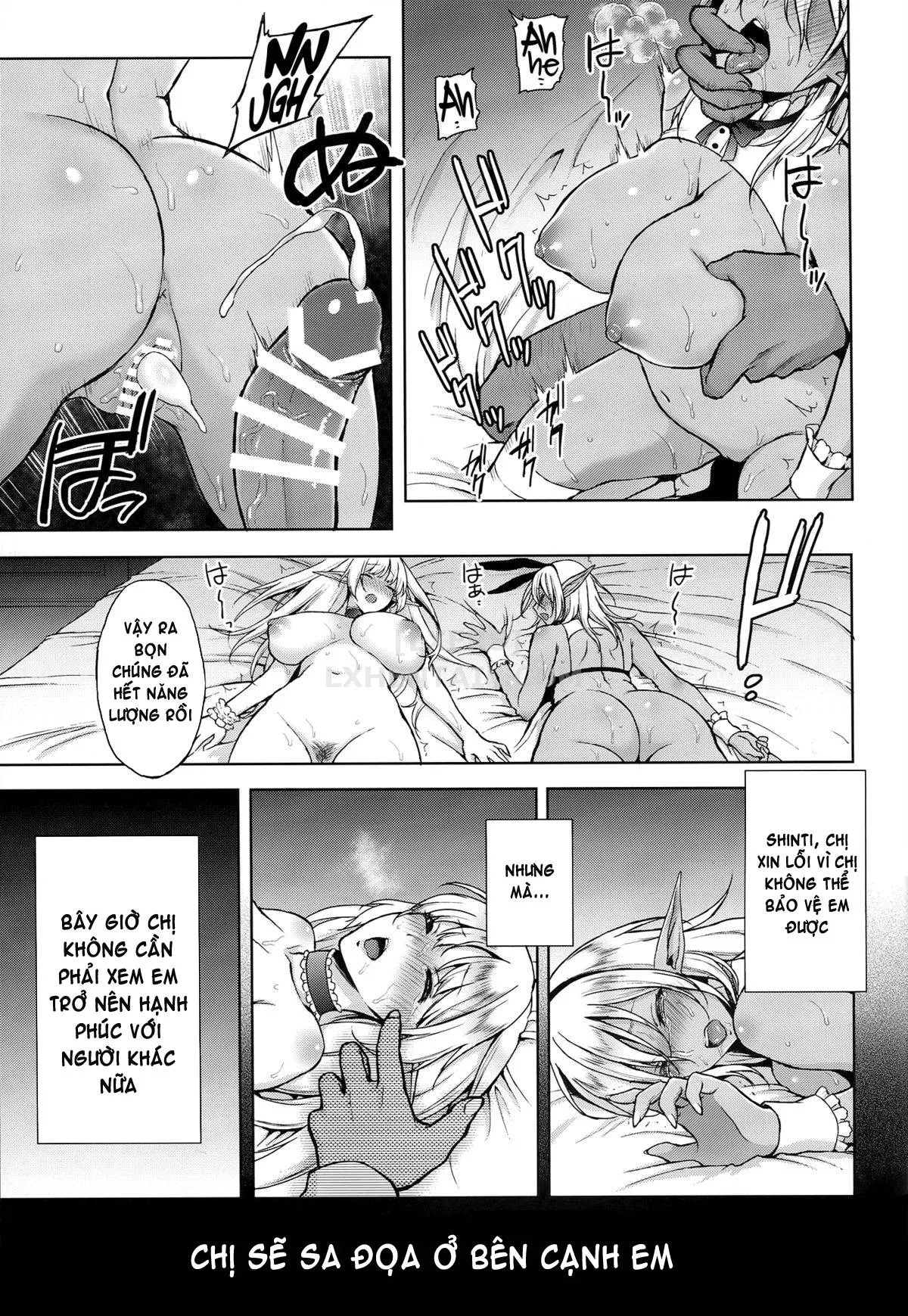 HentaiVN.net - Ảnh 34 - Elf No Hime Wa Kairaku Ni Naku - Oneshot
