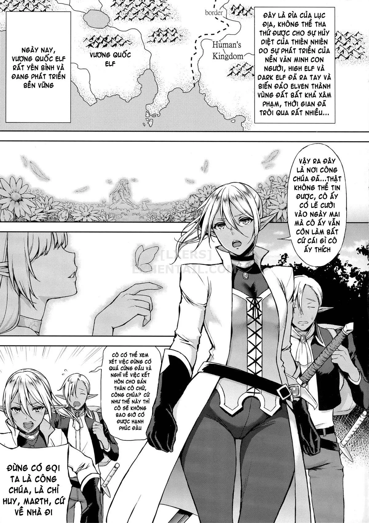 HentaiVN.net - Ảnh 4 - Elf No Hime Wa Kairaku Ni Naku - Oneshot