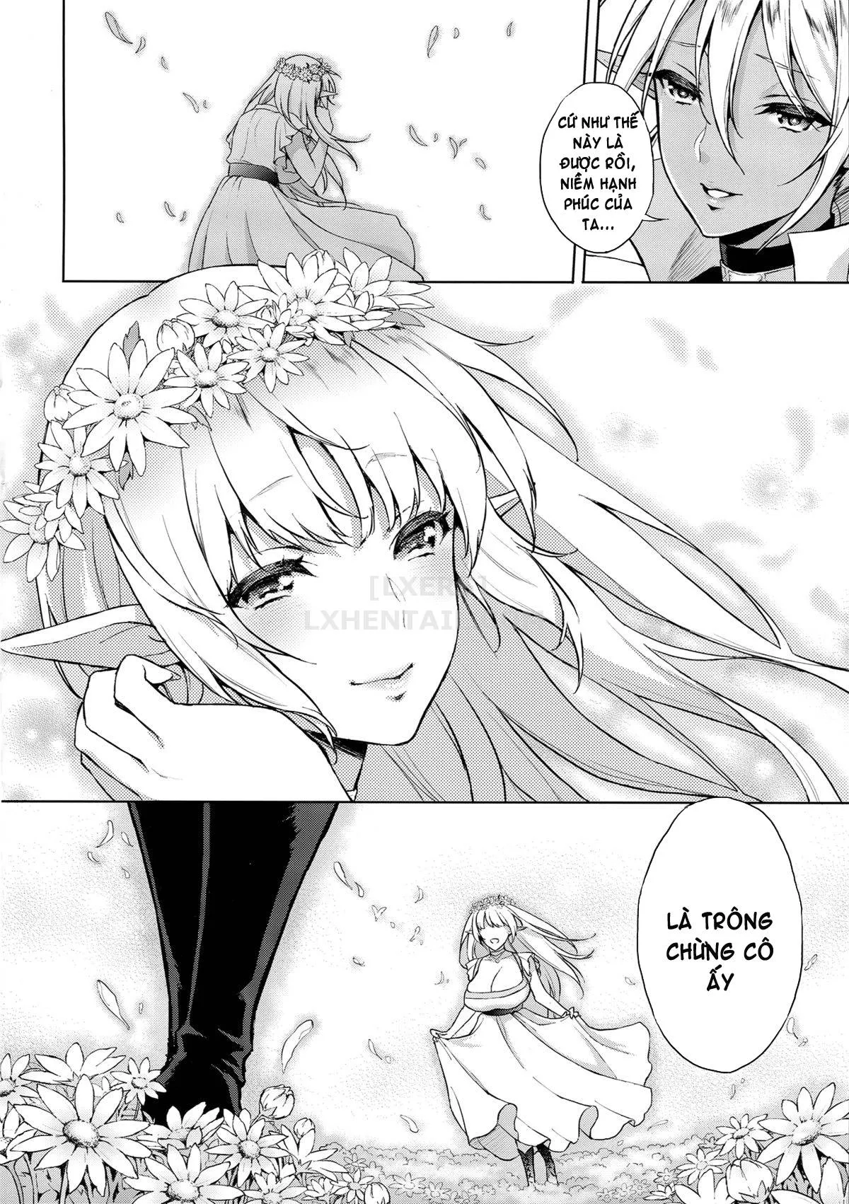 HentaiVN.net - Ảnh 5 - Elf No Hime Wa Kairaku Ni Naku - Oneshot