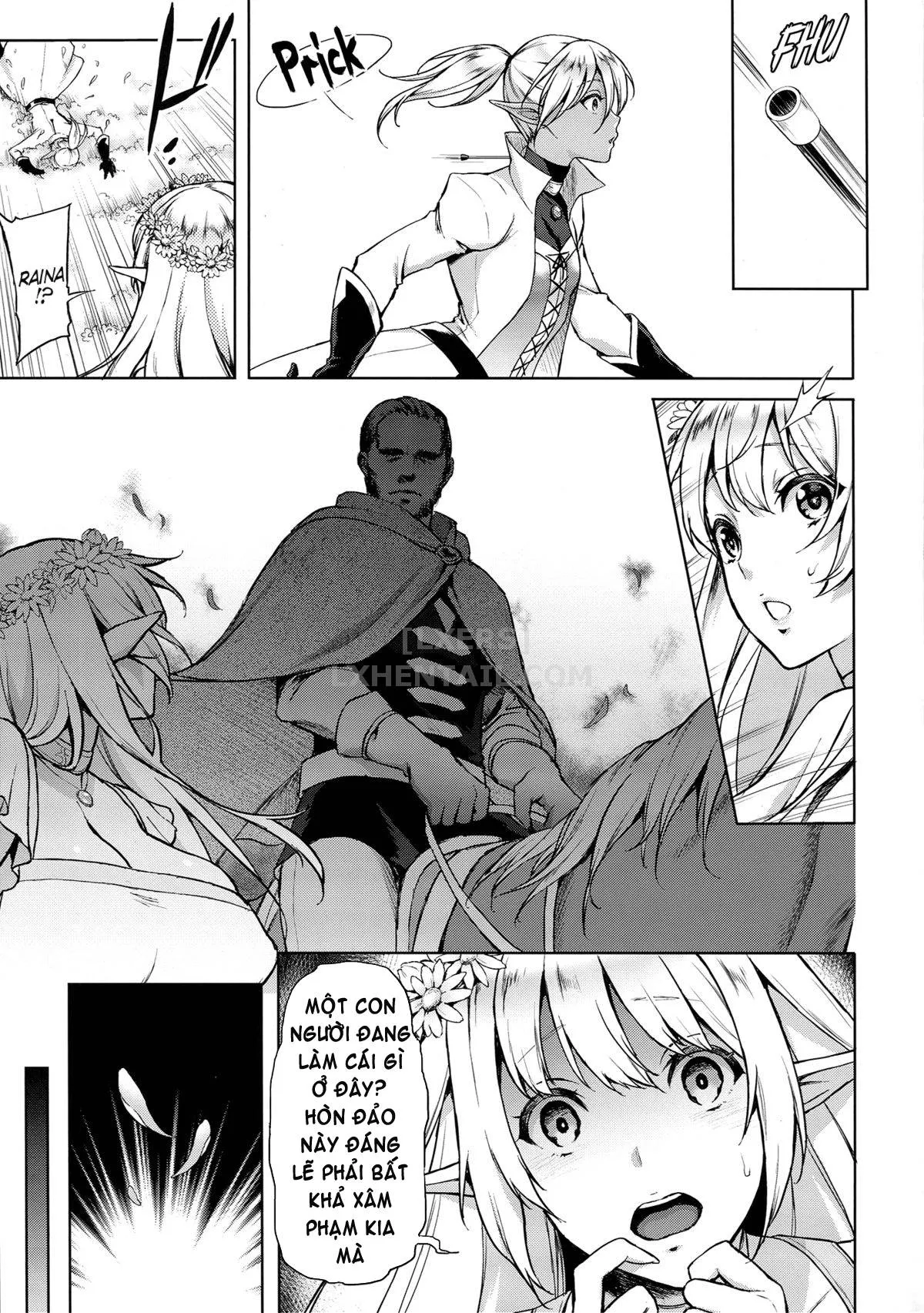 HentaiVN.net - Ảnh 6 - Elf No Hime Wa Kairaku Ni Naku - Oneshot