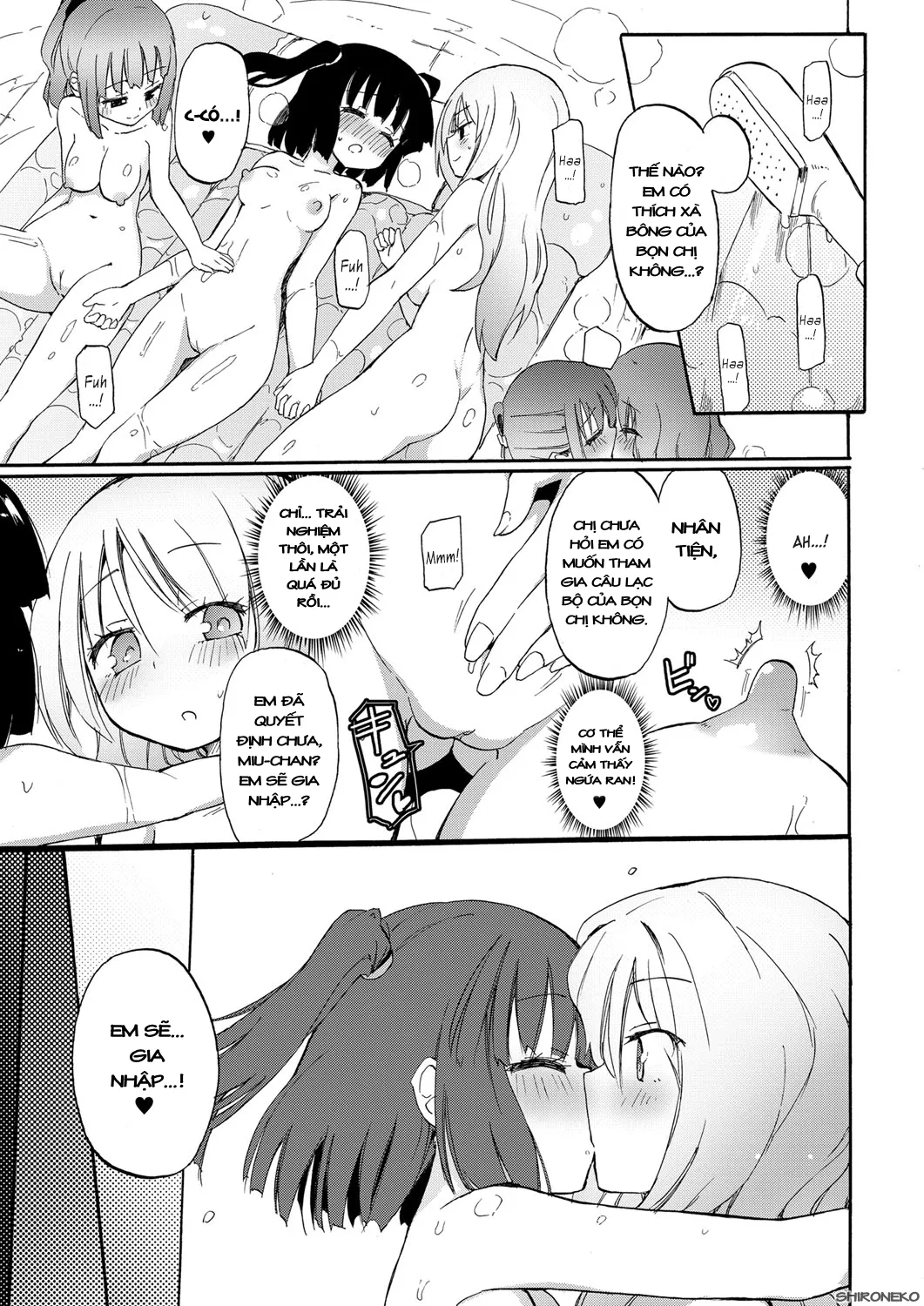 HentaiVN.net - Ảnh 16 - Chichi Yuri Girls [ちちゆりガールズ] - Ngoại truyện 1 - Câu lạc bộ xà bông bí mật của Học viện Momoyuri (Chap 1)