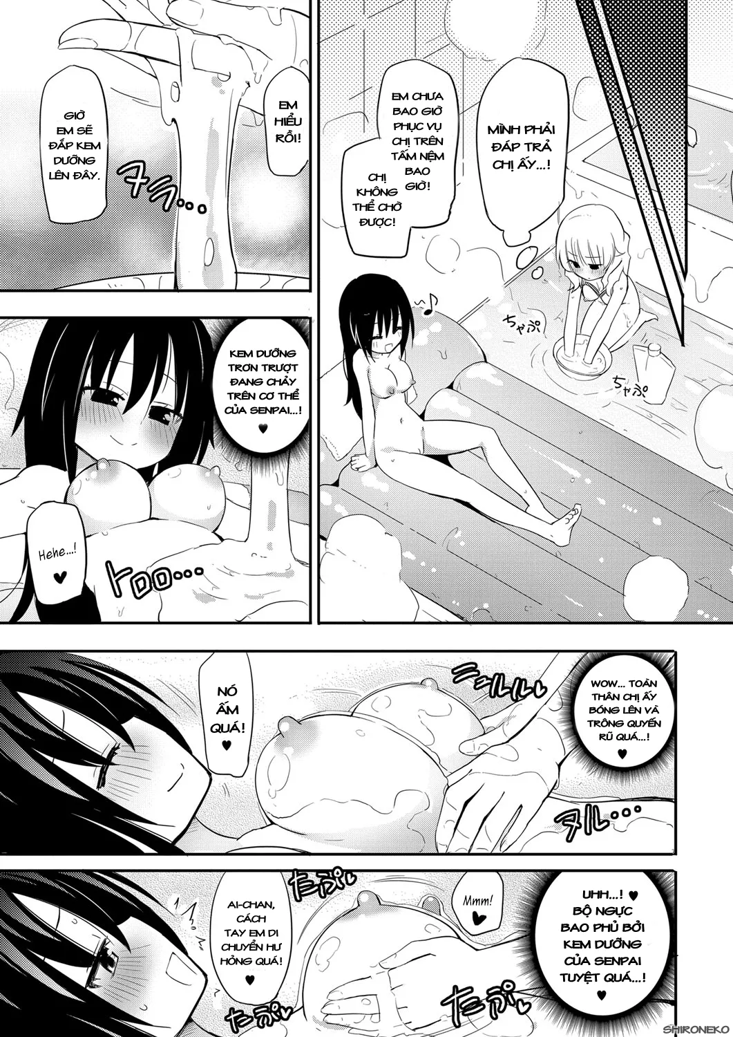HentaiVN.net - Ảnh 10 - Chichi Yuri Girls [ちちゆりガールズ] - Ngoại truyện 2 - Câu lạc bộ xà bông bí mật của Học viện Momoyuri (Chap 2-End)