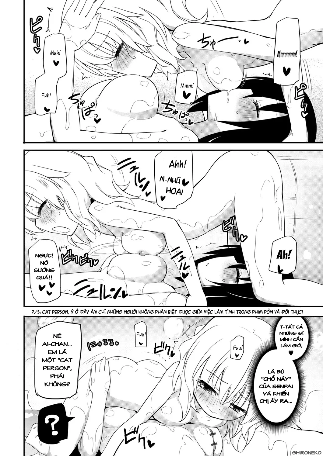 HentaiVN.net - Ảnh 17 - Chichi Yuri Girls [ちちゆりガールズ] - Ngoại truyện 2 - Câu lạc bộ xà bông bí mật của Học viện Momoyuri (Chap 2-End)