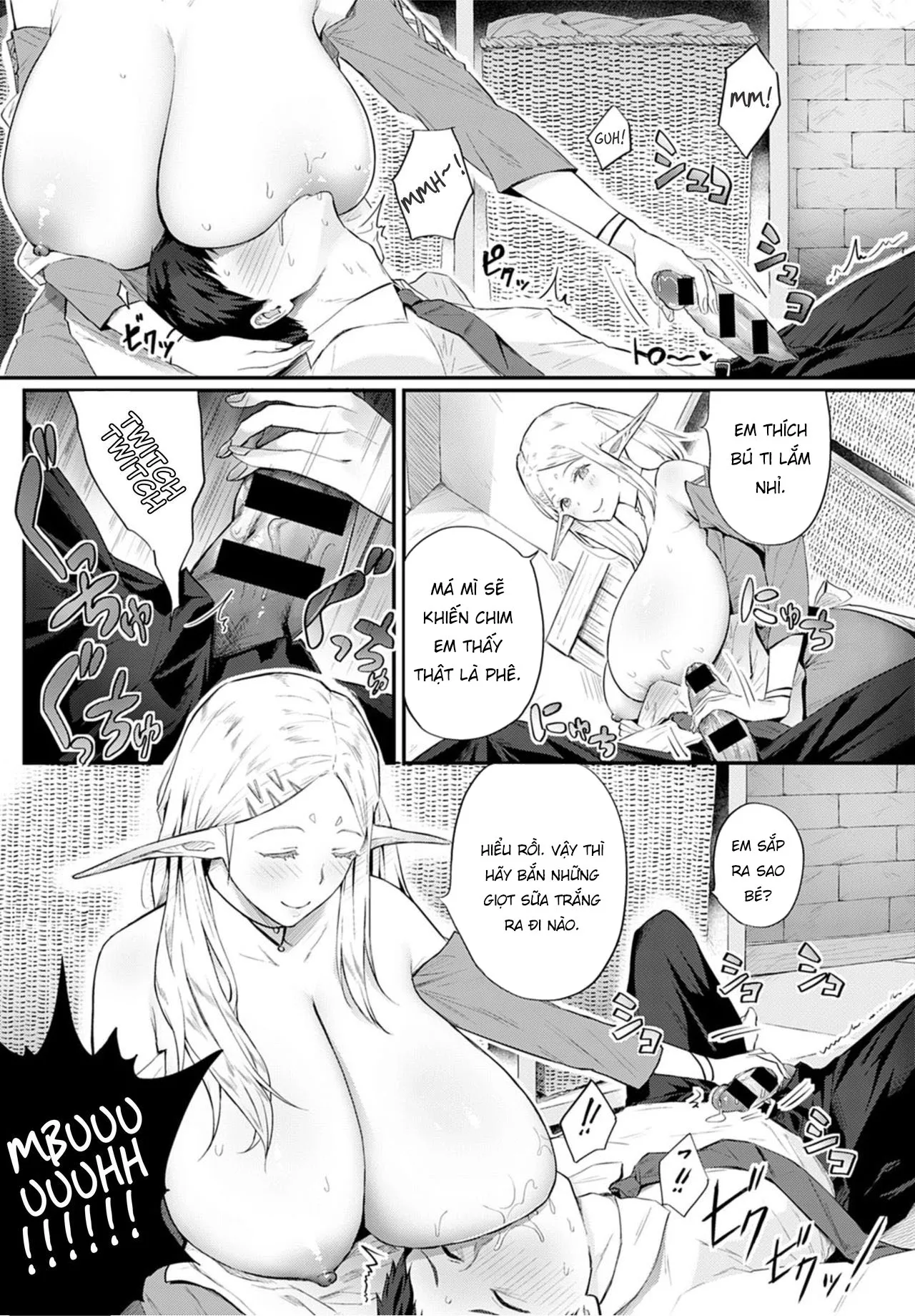 HentaiVN.net - Ảnh 13 - Công ơn giải toả căng thẳng của hai chị Elf [Elf no Babubabu Refle ; エルフのばぶばぶリフレ] - Oneshot