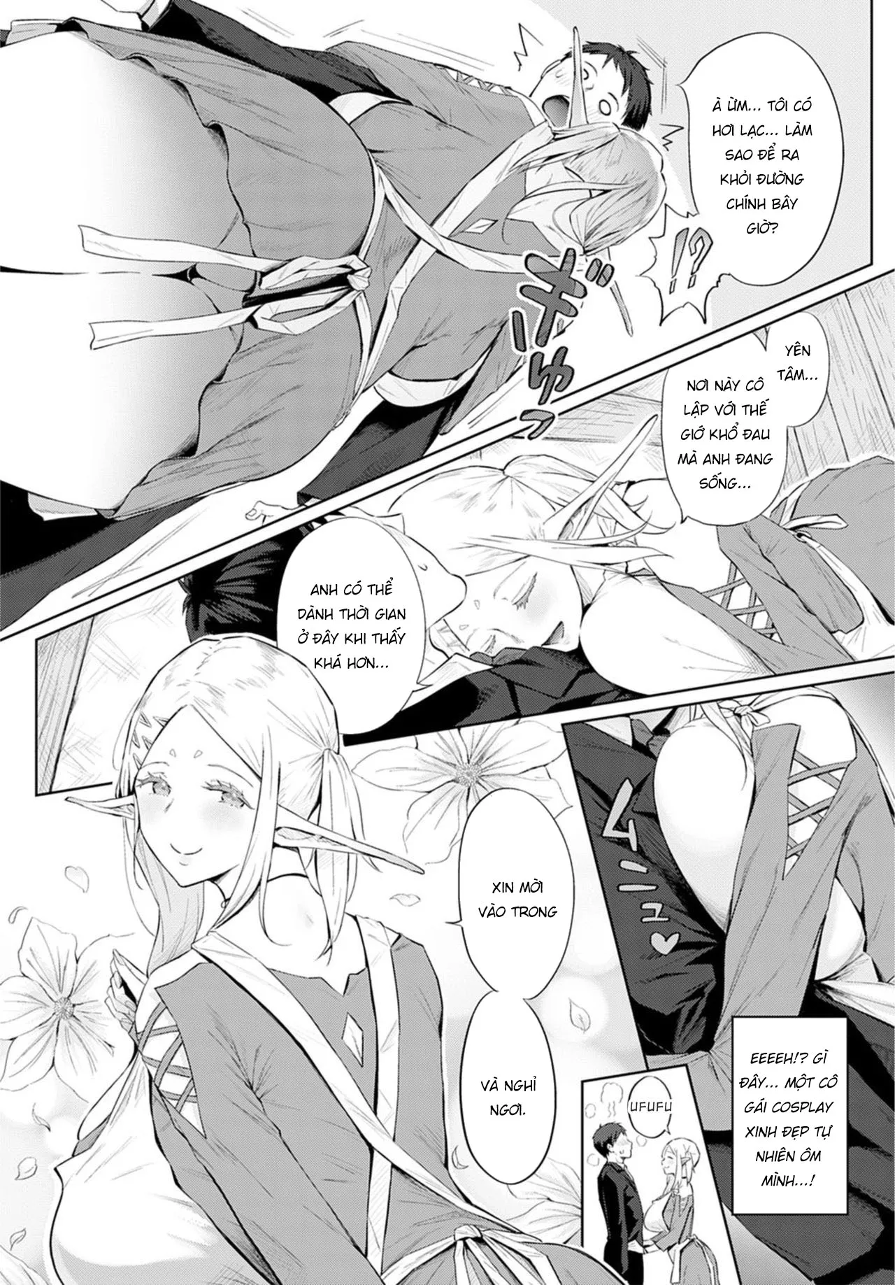HentaiVN.net - Ảnh 6 - Công ơn giải toả căng thẳng của hai chị Elf [Elf no Babubabu Refle ; エルフのばぶばぶリフレ] - Oneshot