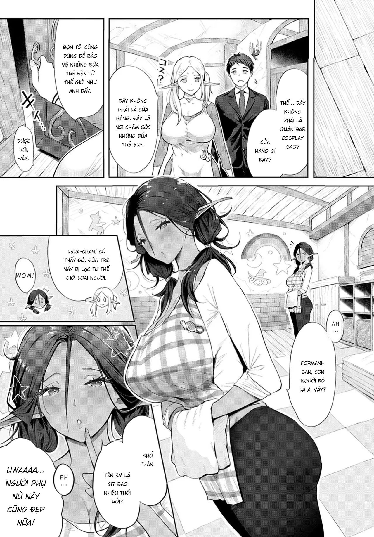 HentaiVN.net - Ảnh 7 - Công ơn giải toả căng thẳng của hai chị Elf [Elf no Babubabu Refle ; エルフのばぶばぶリフレ] - Oneshot