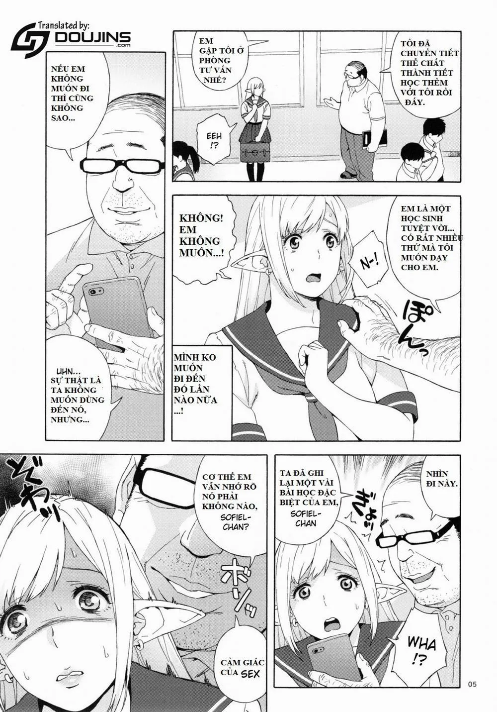 HentaiVN.net - Ảnh 2 - Tenkousei JK Elf 2 -Kegasareta Konyaku no Akashi - Oneshot