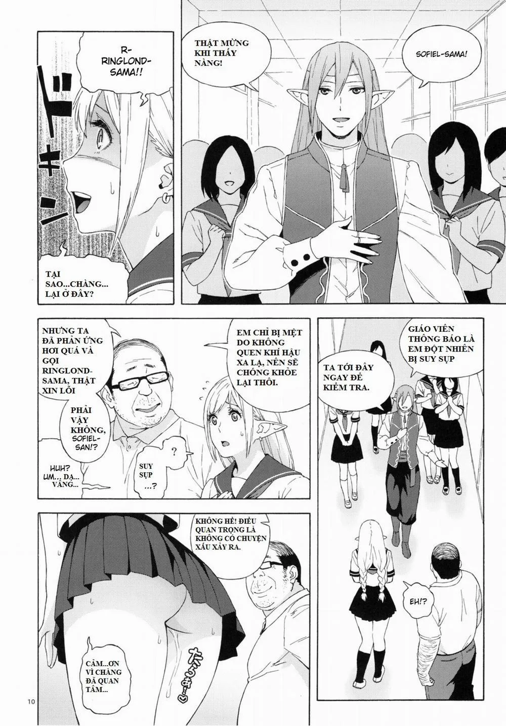 HentaiVN.net - Ảnh 6 - Tenkousei JK Elf 2 -Kegasareta Konyaku no Akashi - Oneshot