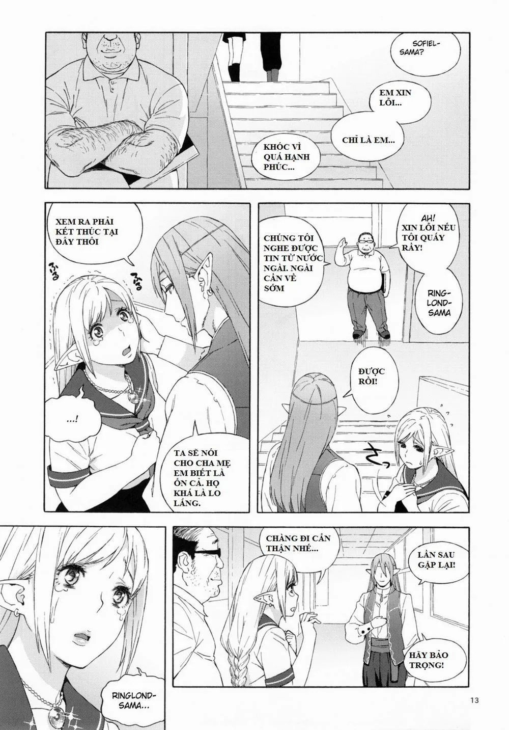 HentaiVN.net - Ảnh 9 - Tenkousei JK Elf 2 -Kegasareta Konyaku no Akashi - Oneshot