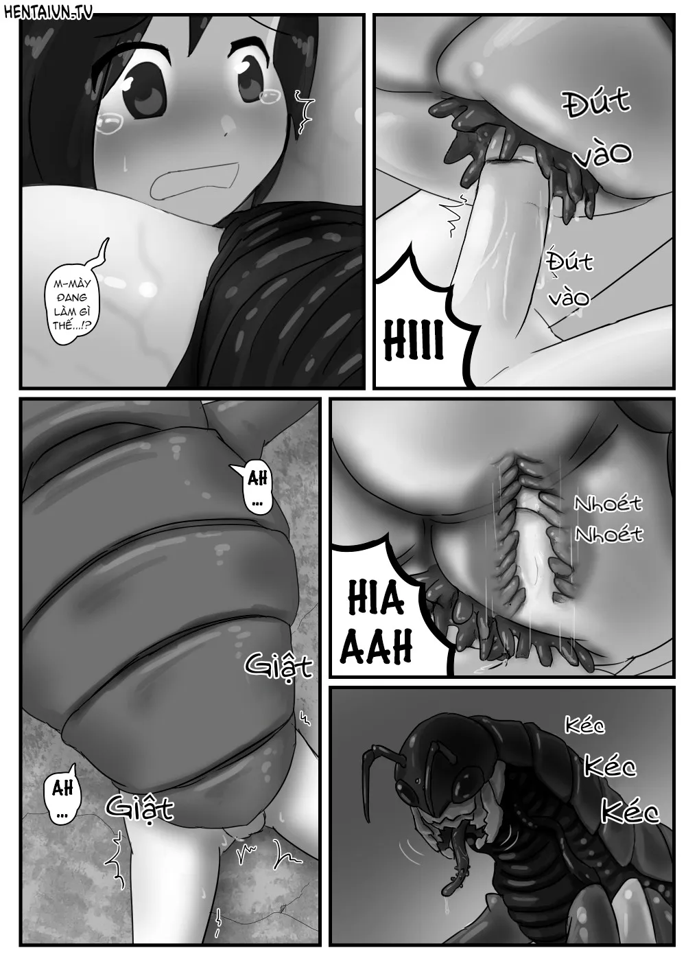 HentaiVN.net - Ảnh 8 - Lạc lối vào ổ bọ khổng lồ [Kyodai Mushi no Kouhai-jou] - Oneshot