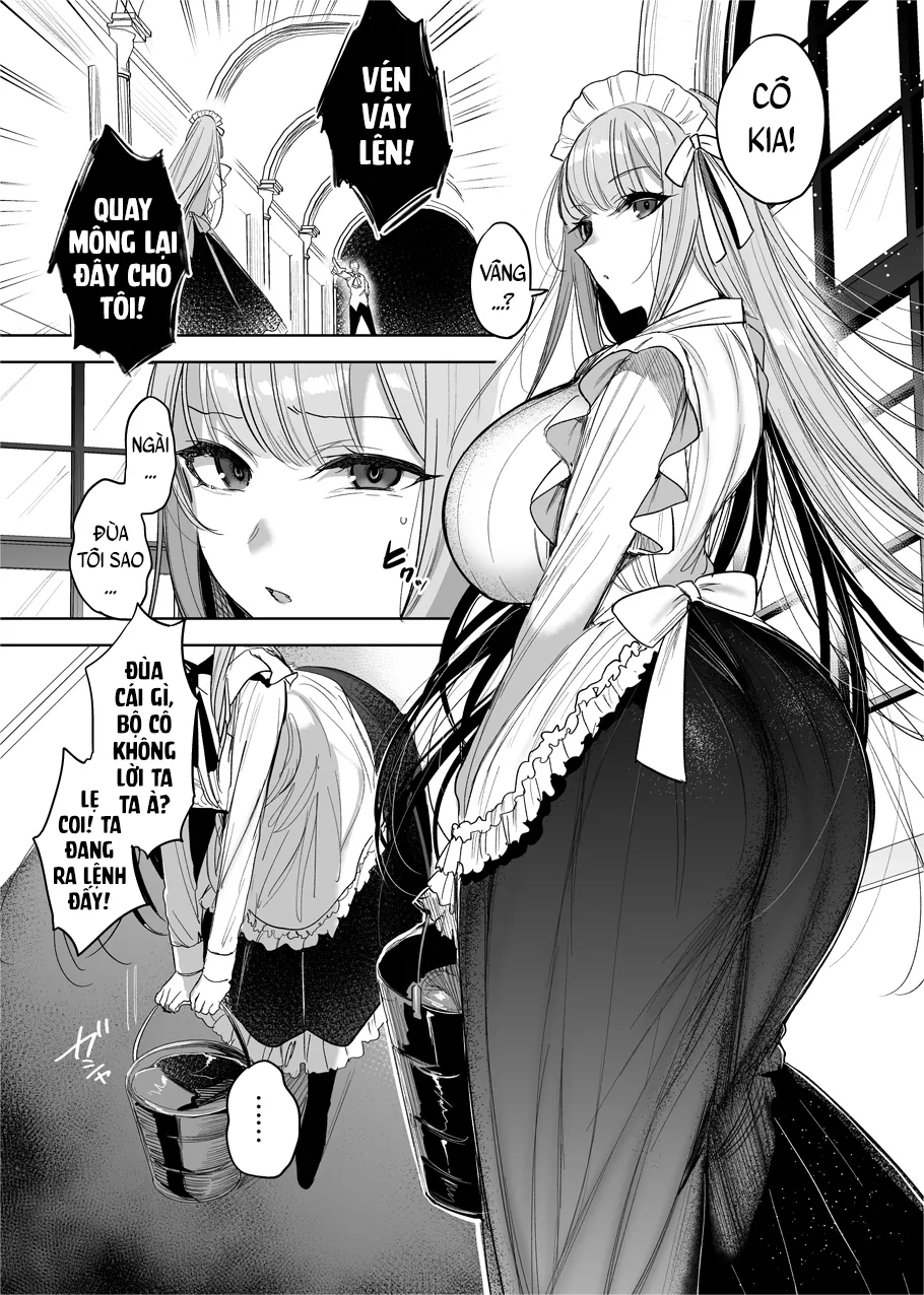 HentaiVN.net - Ảnh 3 - Cô hầu gái mông to [Dekashiri Maid-san ni Kanchou suru Manga] - Oneshot