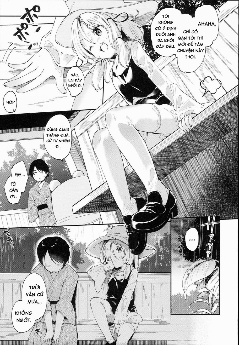 HentaiVN.net - Ảnh 8 - Cơn Mưa Ấm Áp Của Vị thần (Touhou) [Kamisama To Ama Yadori] - Oneshot
