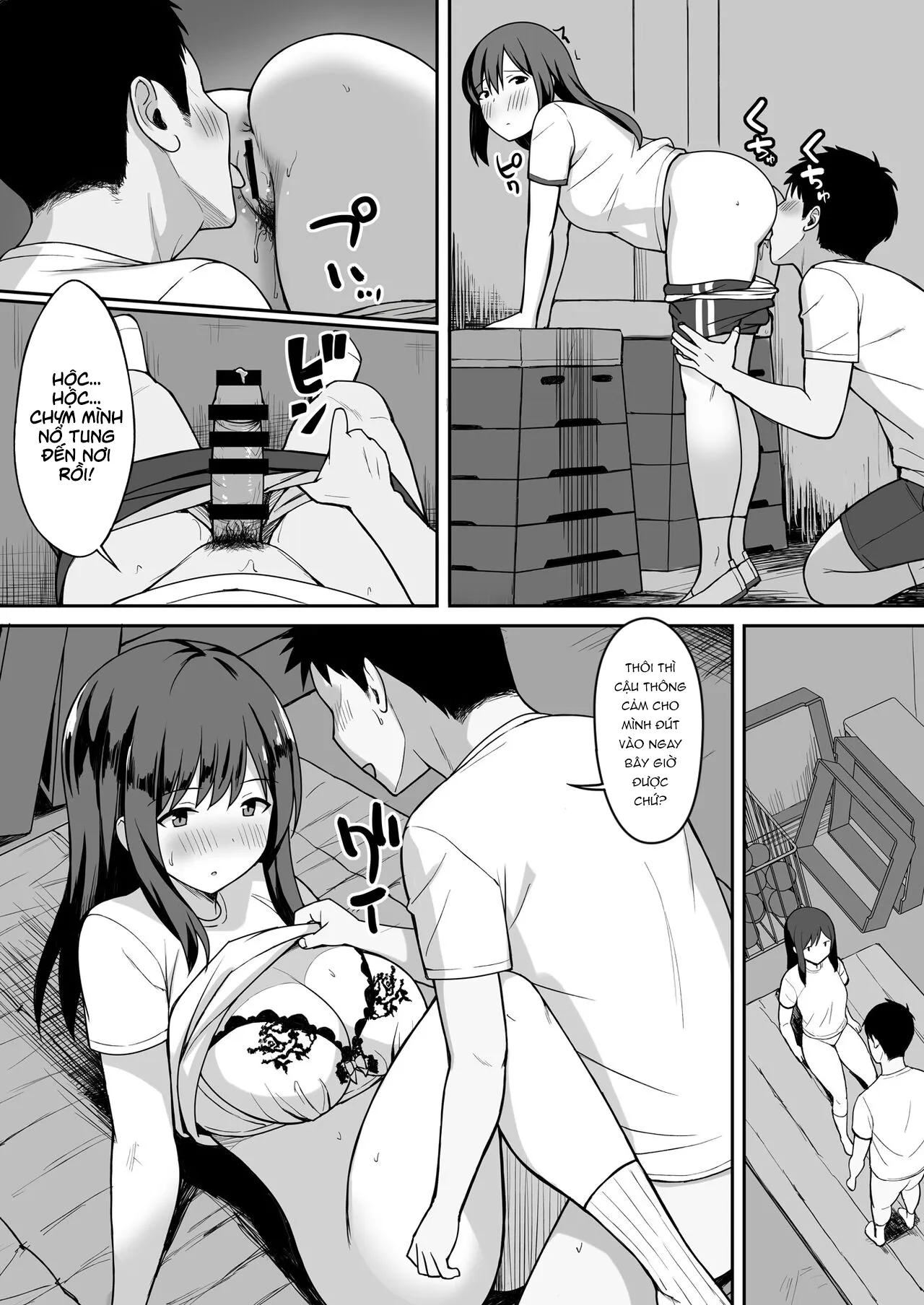 HentaiVN.net - Ảnh 22 - Otoko no Kazu ga 10-bun no 1 ni Natta Sekai de Shitai Houdai [男の数が10分の1になった世界でシたい放題] - Oneshot.