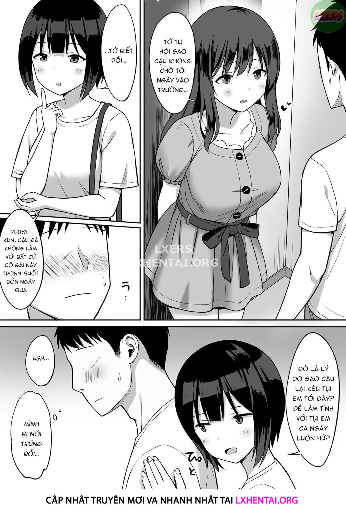 HentaiVN.net - Ảnh 21 - Otoko no Kazu ga 10-bun no 1 ni Natta Sekai de Shitai Houdai [男の数が10分の1になった世界でシたい放題] - Chap 2 - [END]