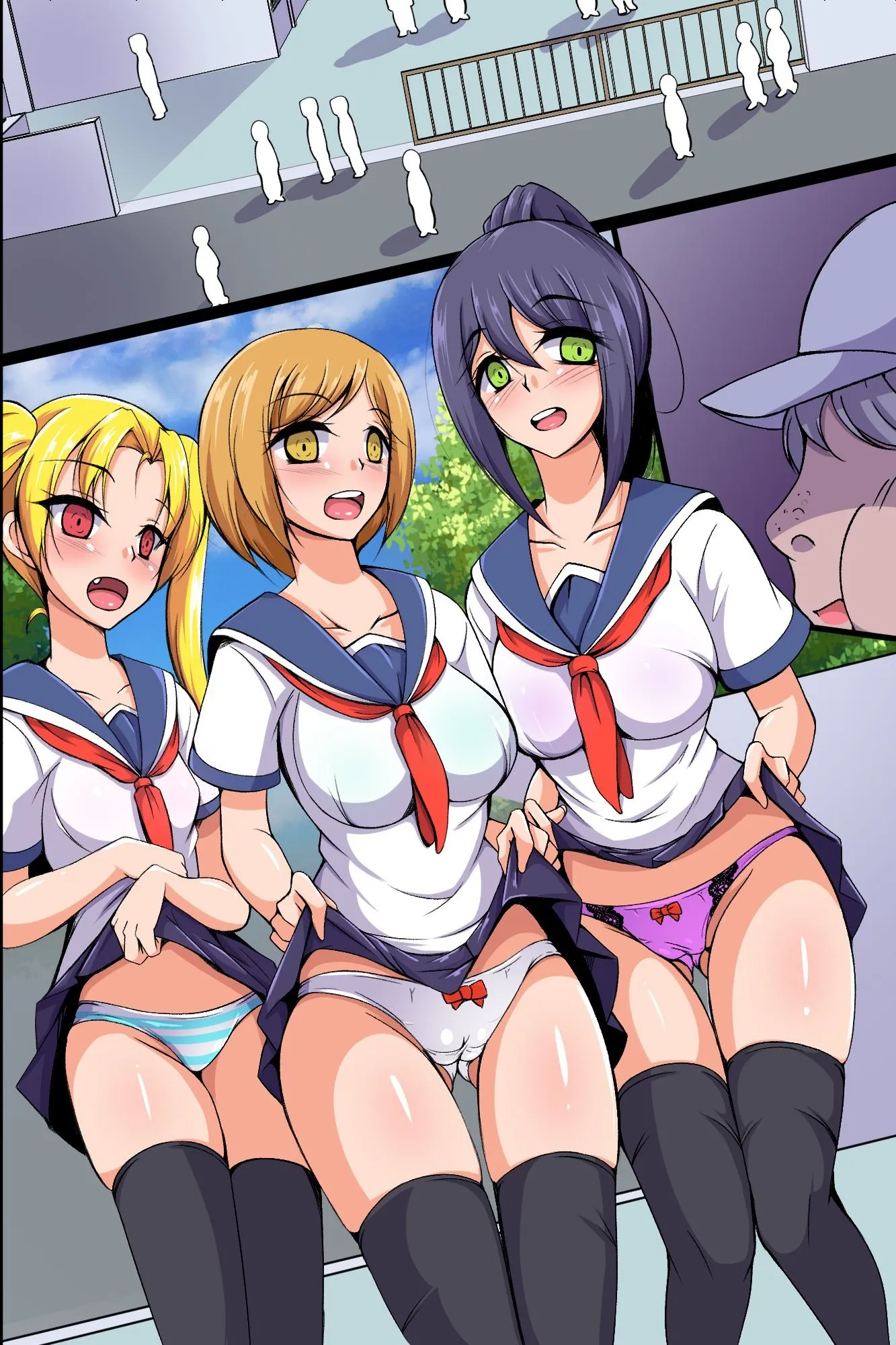 HentaiVN.net - Ảnh 3 - Oppai Share House no Ero Rule [Kakikonda Koto ga Genjitsu ni Naru Cheat Item de Seisouin no Ossan ga Gakuen Pichipichi Joshitachi to Dai Harem Kizuitatta w] - Chap 1