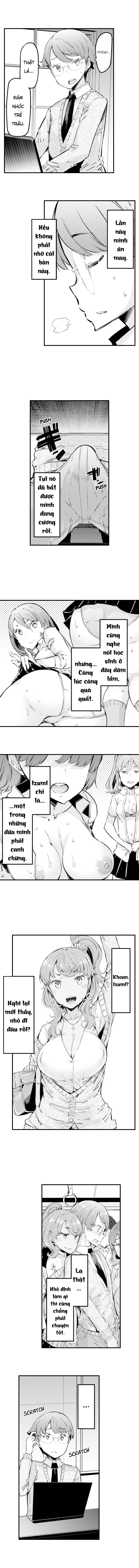 HentaiVN.net - Ảnh 7 - Học Viện Của Những Cô Nữ Sinh Dâm Đãng! [ギャル専用車両!?～欲情したらクビなのにイカせ合いが止まらない～; Cum Aboard the Slut Shuttle] - Chap 4