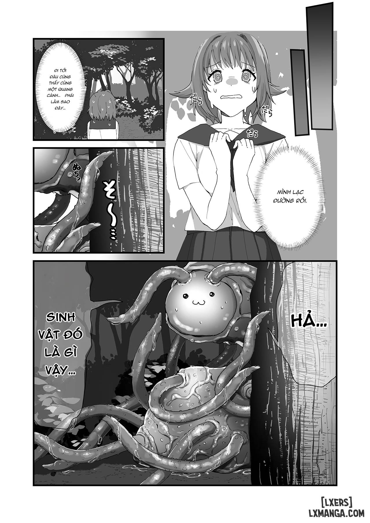 HentaiVN.net - Ảnh 7 - Địt bé gái lạc lối trong rừng! - Oneshot.